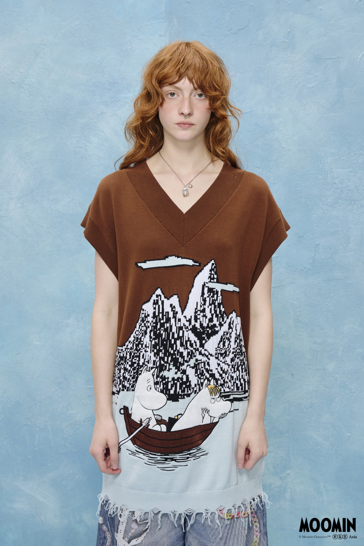 Moomin Jacquard Vest Dress - GW26275