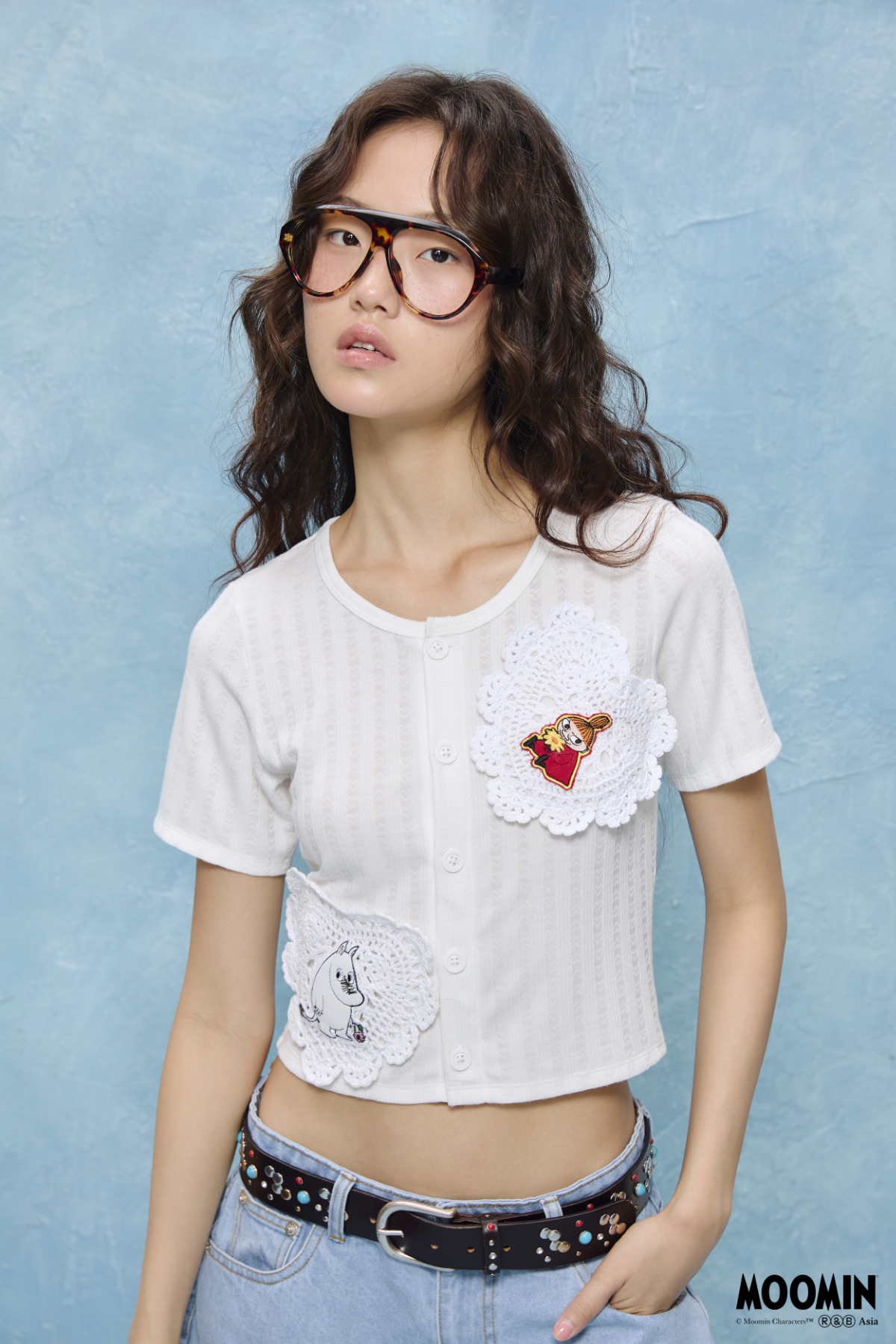 Pointelle Cropped Top - GW26435