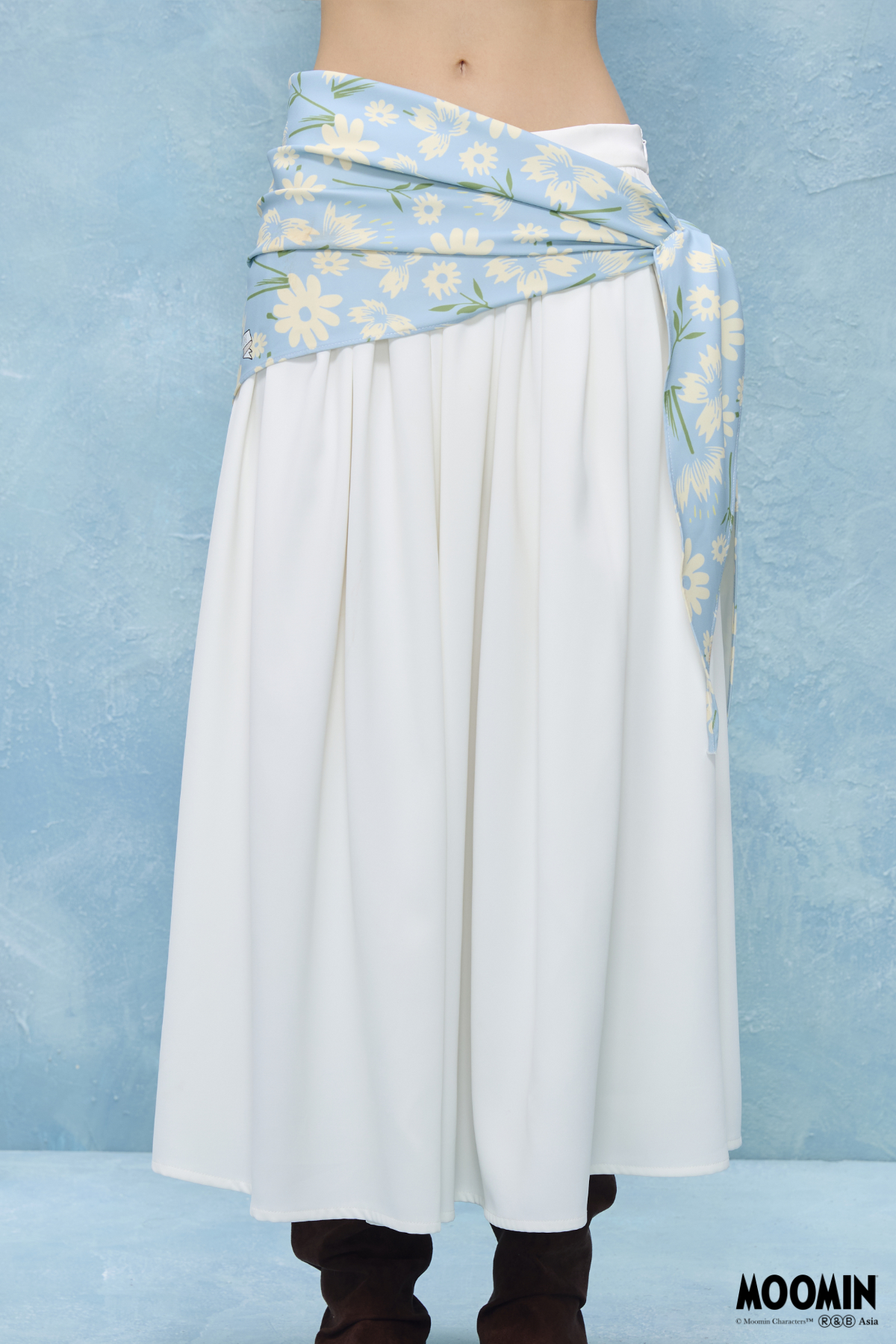 Scarf Midi Skirt  - GW26447