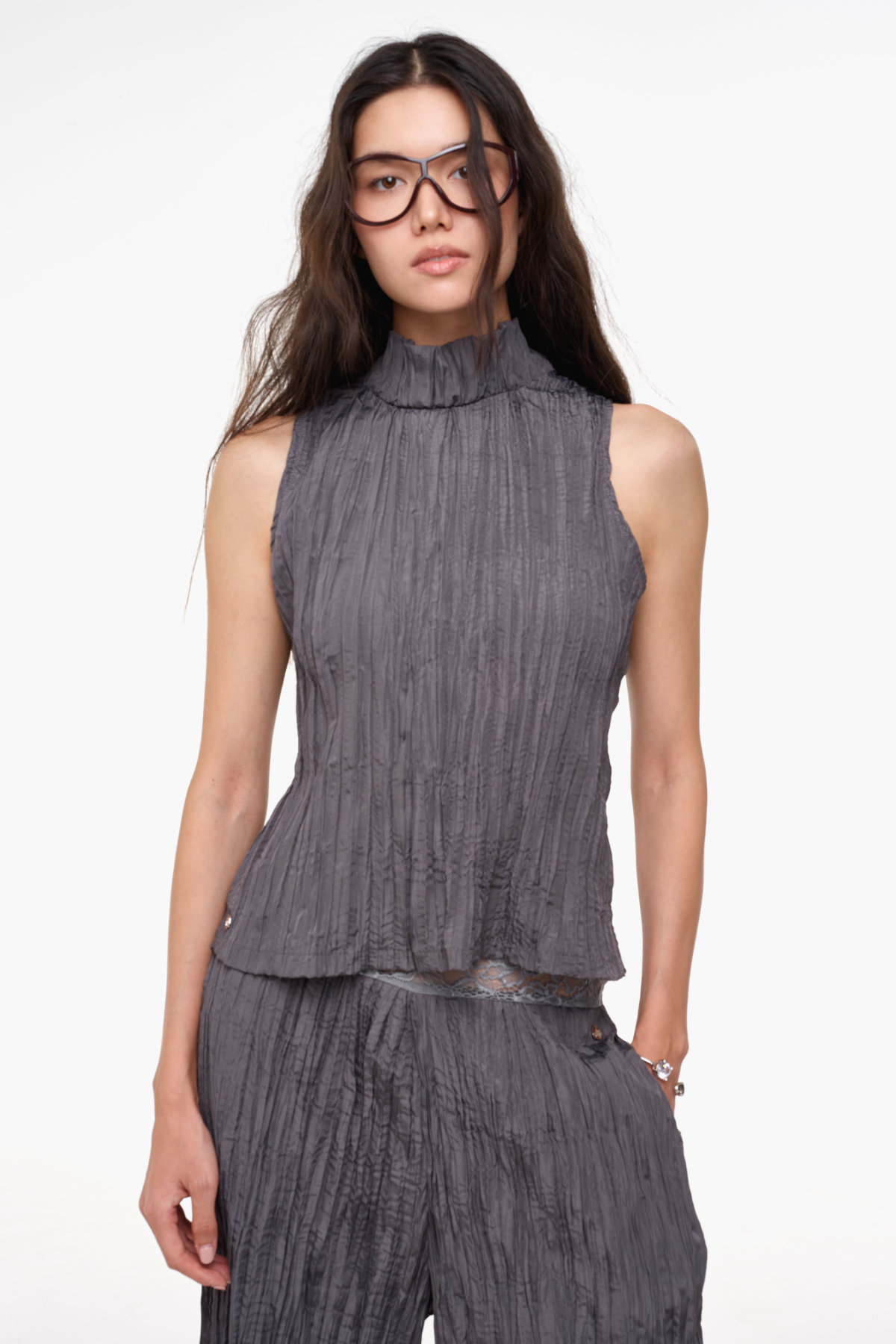 Half Truth Pleated Top - GW26588