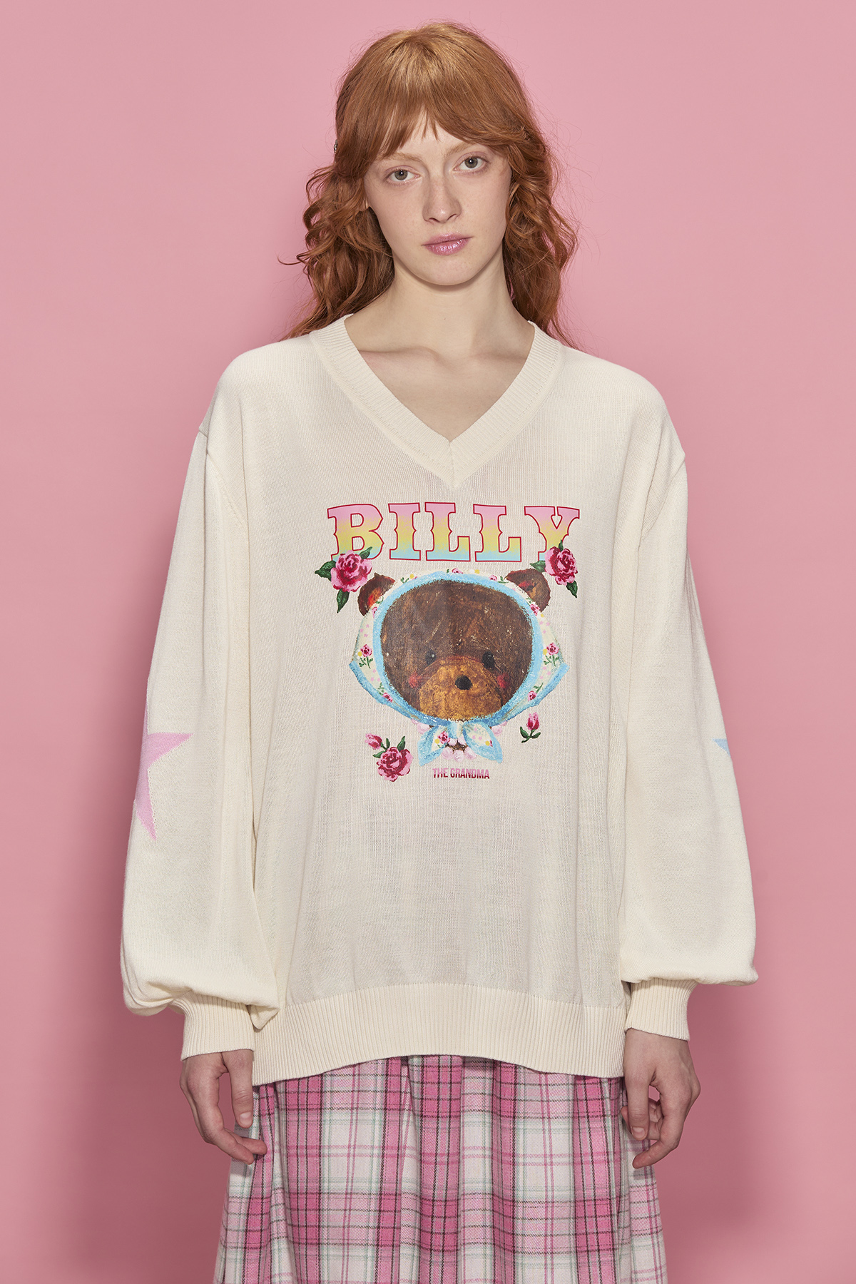 Billy the Grandma Long Sleeve Knit Top - GW26772