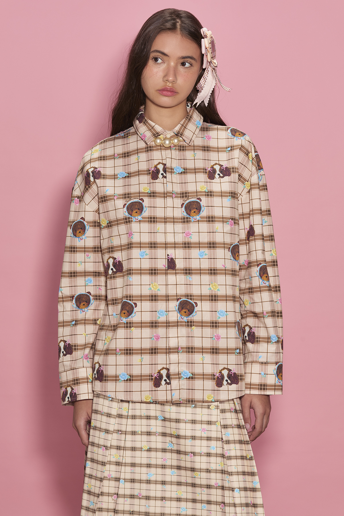 Heirloom Plaid Oversized Shirt - GW26698