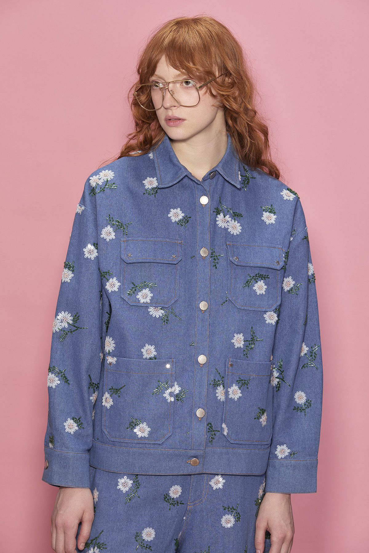 Heirloom Bloom Denim Jacket - GW26774