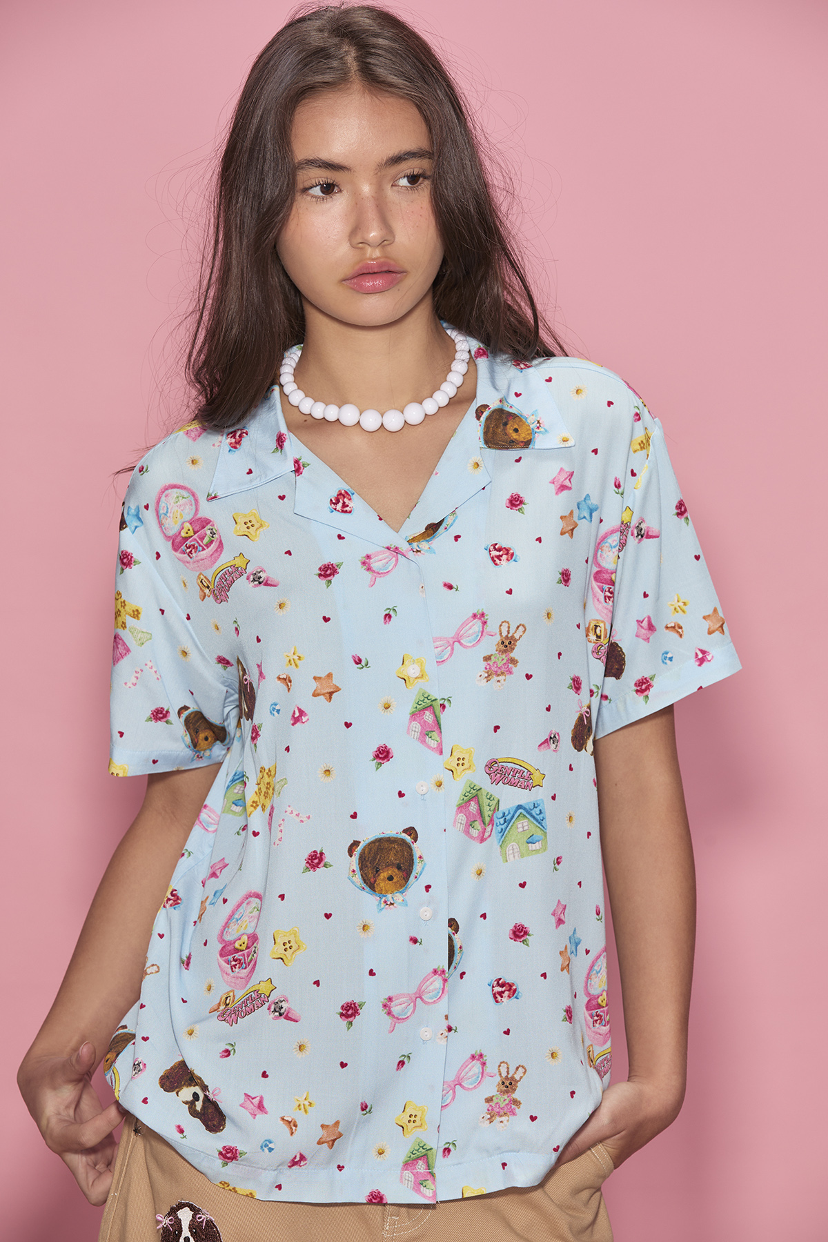 Billy and Friends Keepsake Short Sleeve Shirt : Blue - GW26705