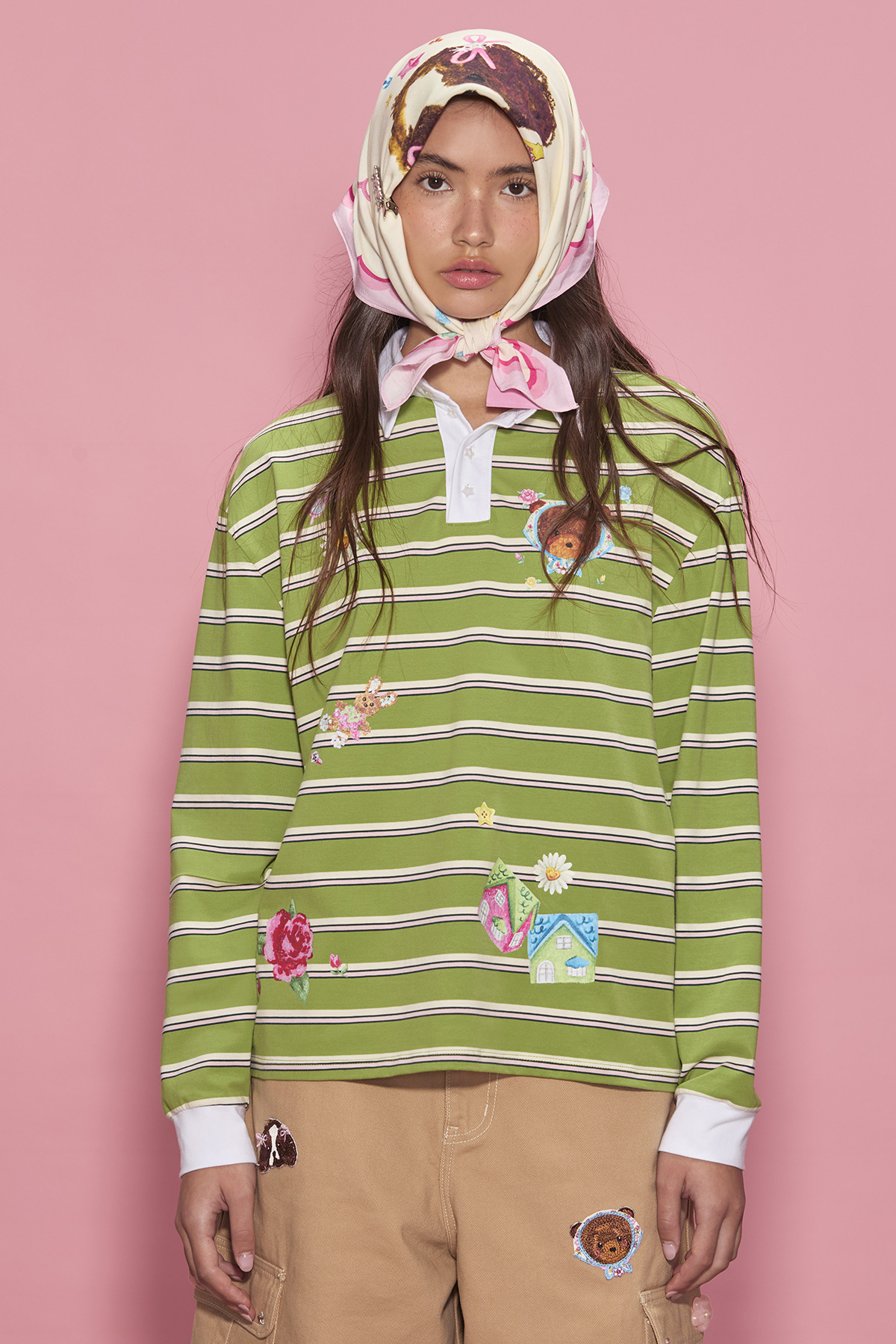 Billy Garden Polo Long Sleeve Top - GW26711