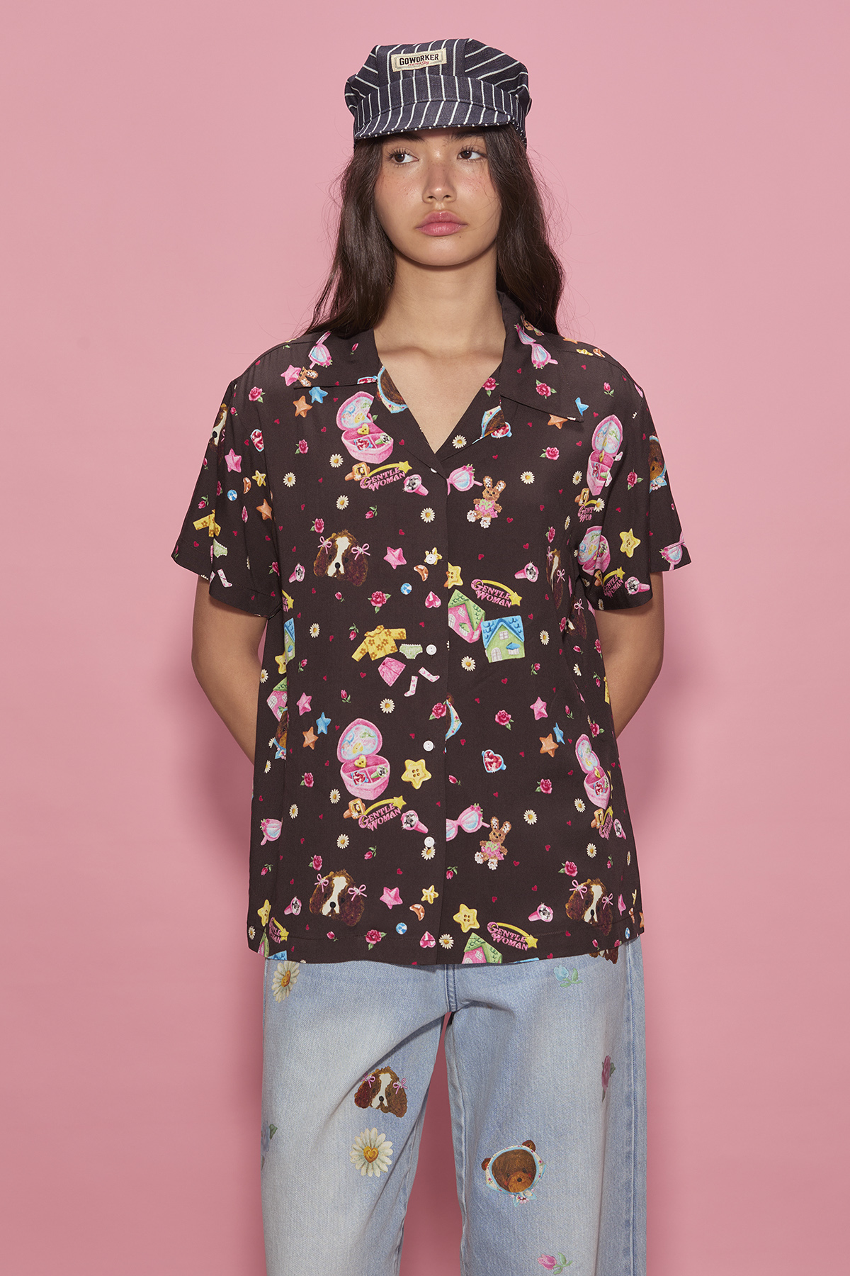Billy and Friends Keepsake Short Sleeve Shirt : Brown - GW26706