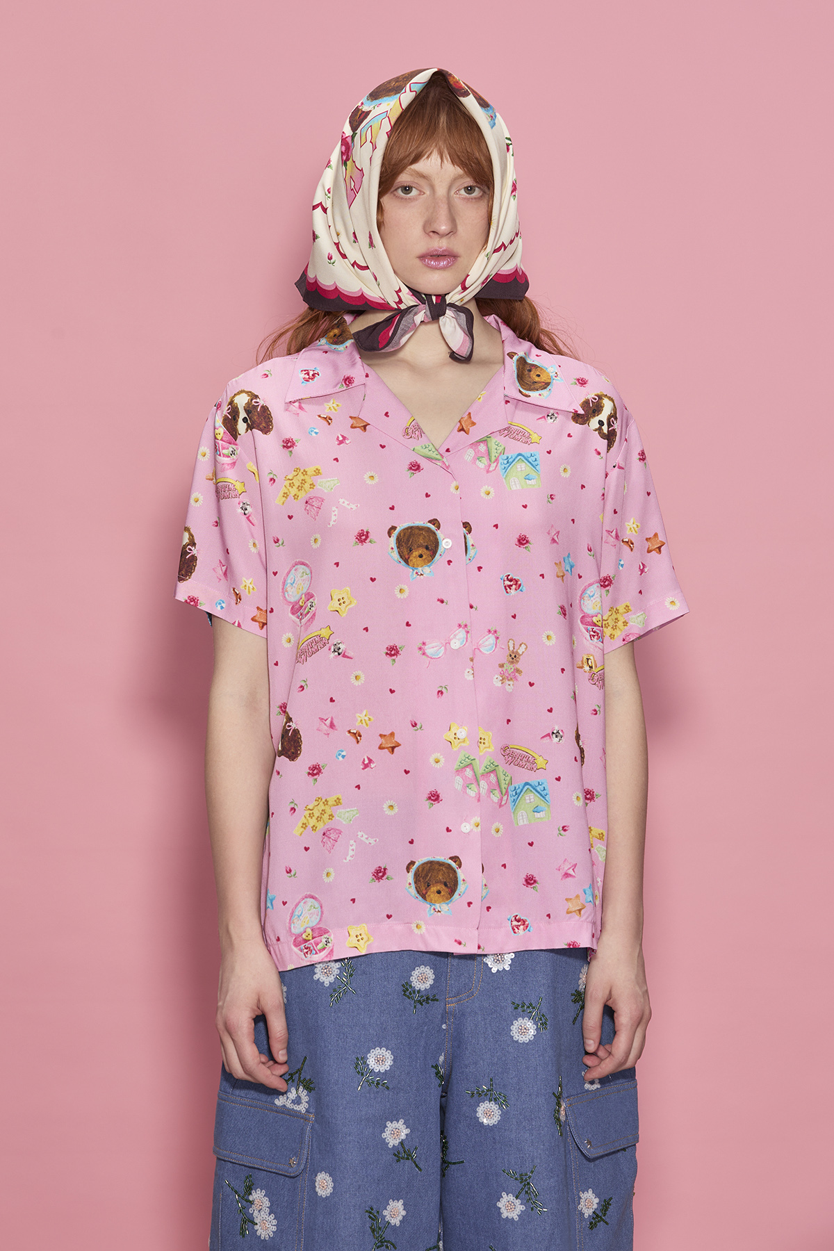 Billy and Friends Keepsake Short Sleeve Shirt : Pink - GW26704