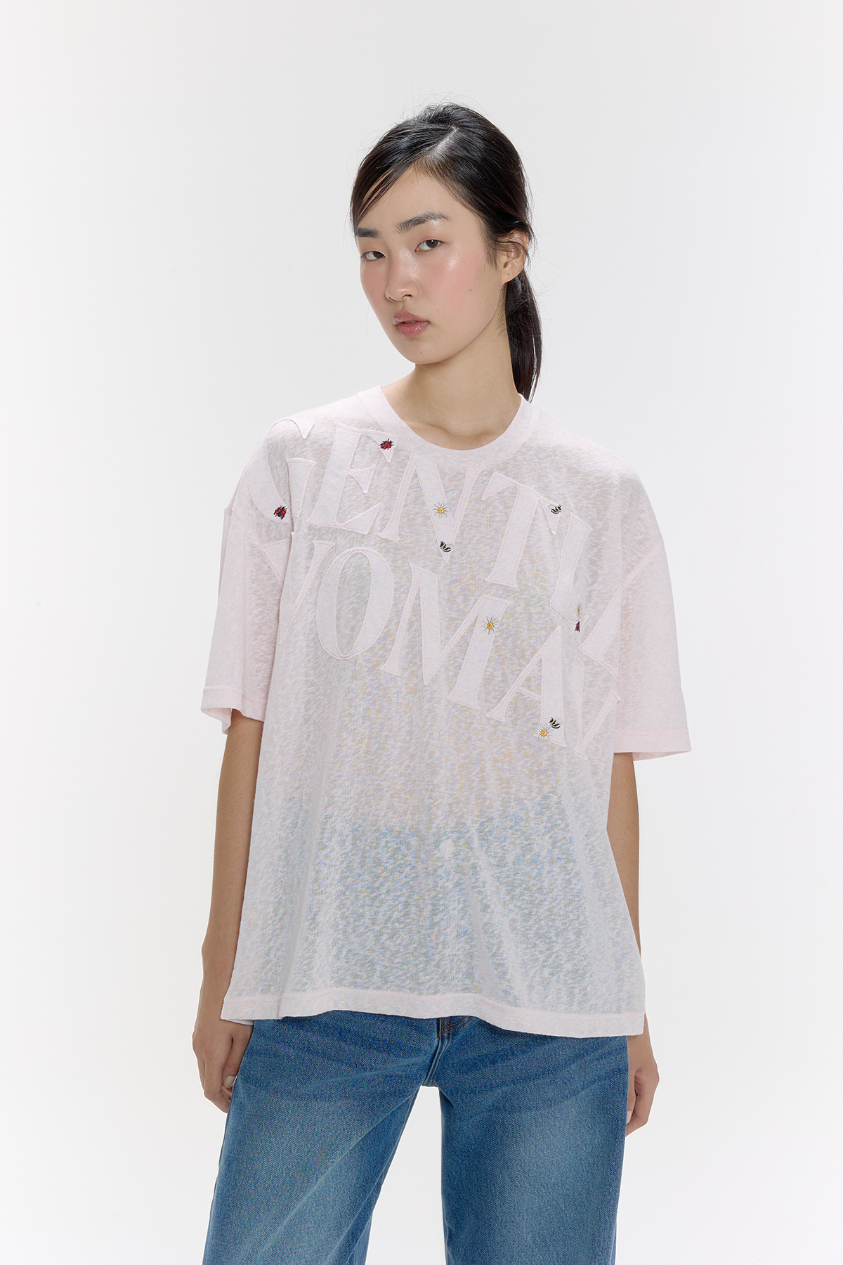 Honey Berry Meadow Sheer T-shirt - GW26802