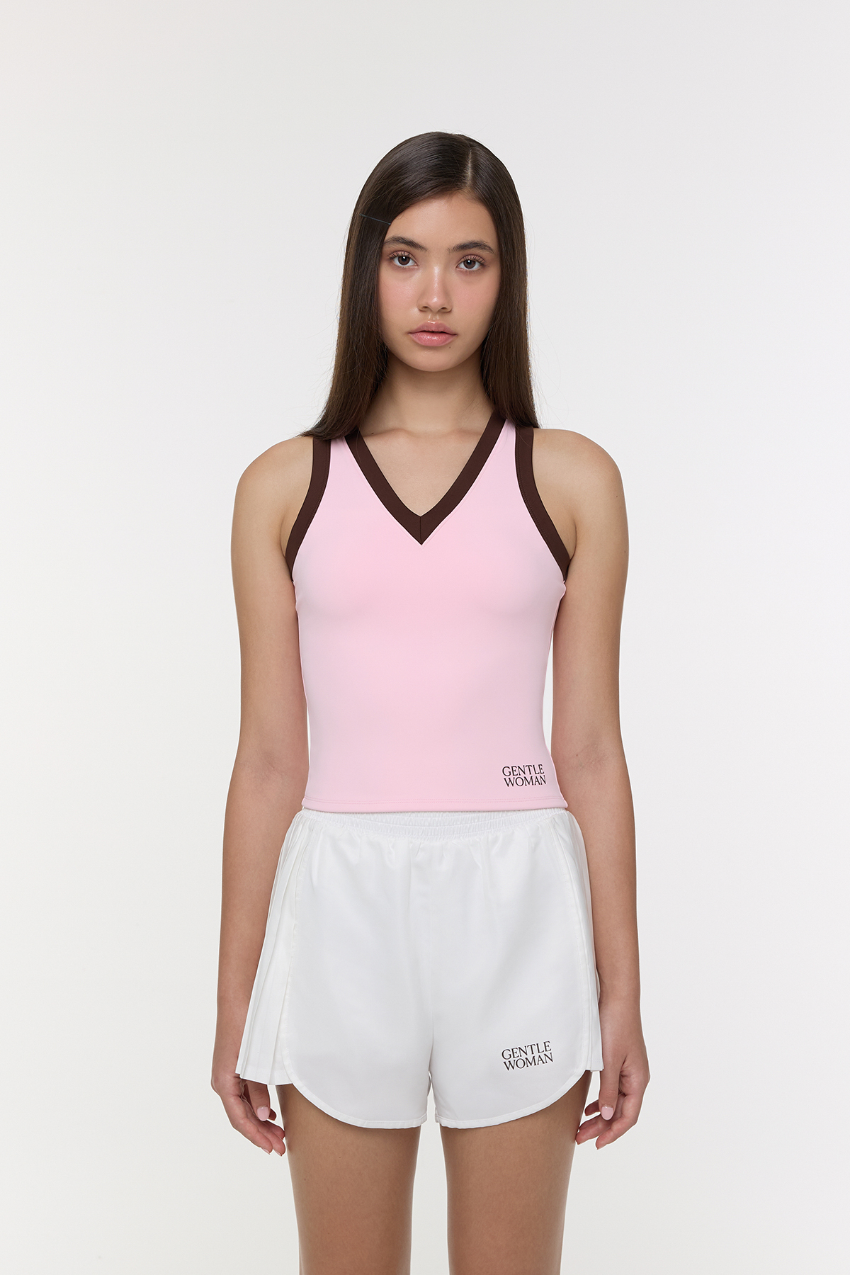 Royal Motion Sleeveless Bra Top : Pink - GW24385