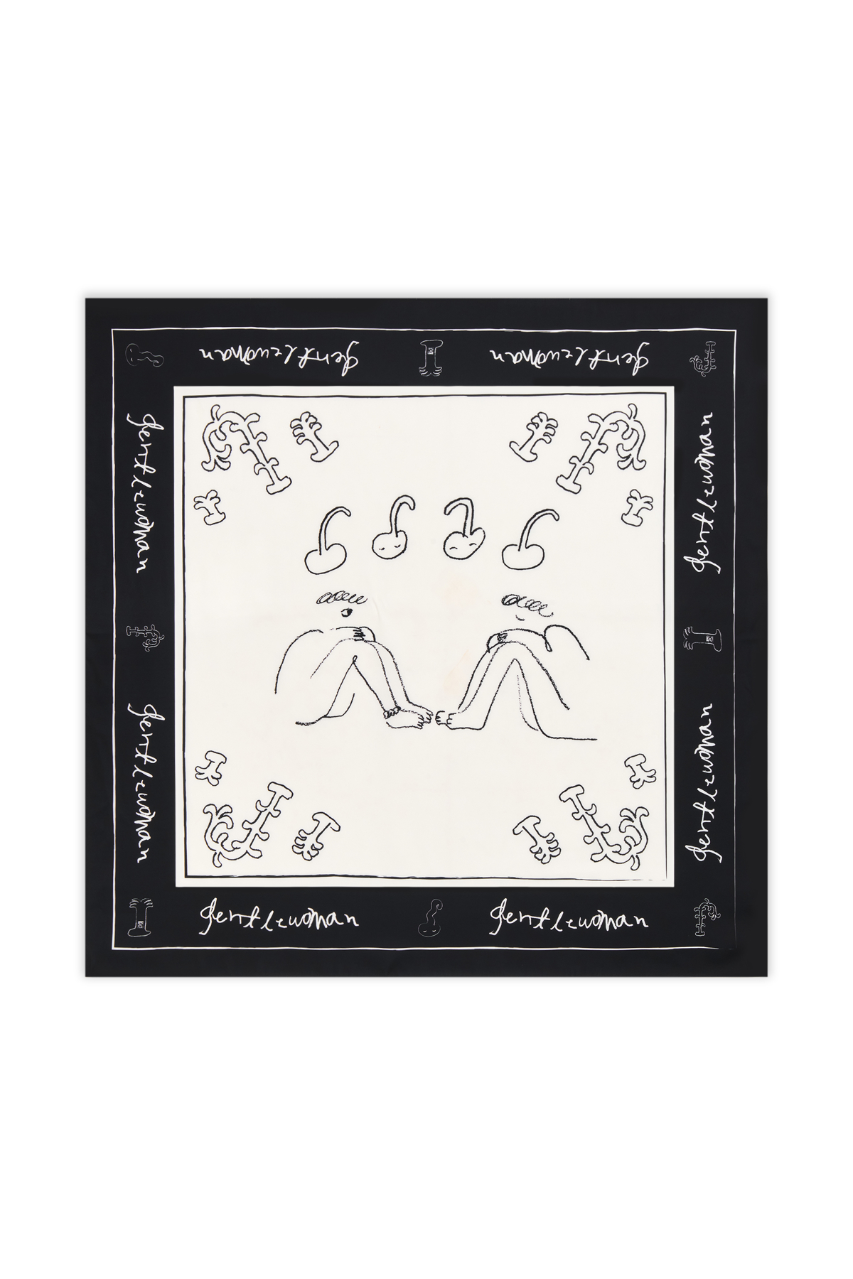 Sculpted Softness Scarf : B&W - GW26866