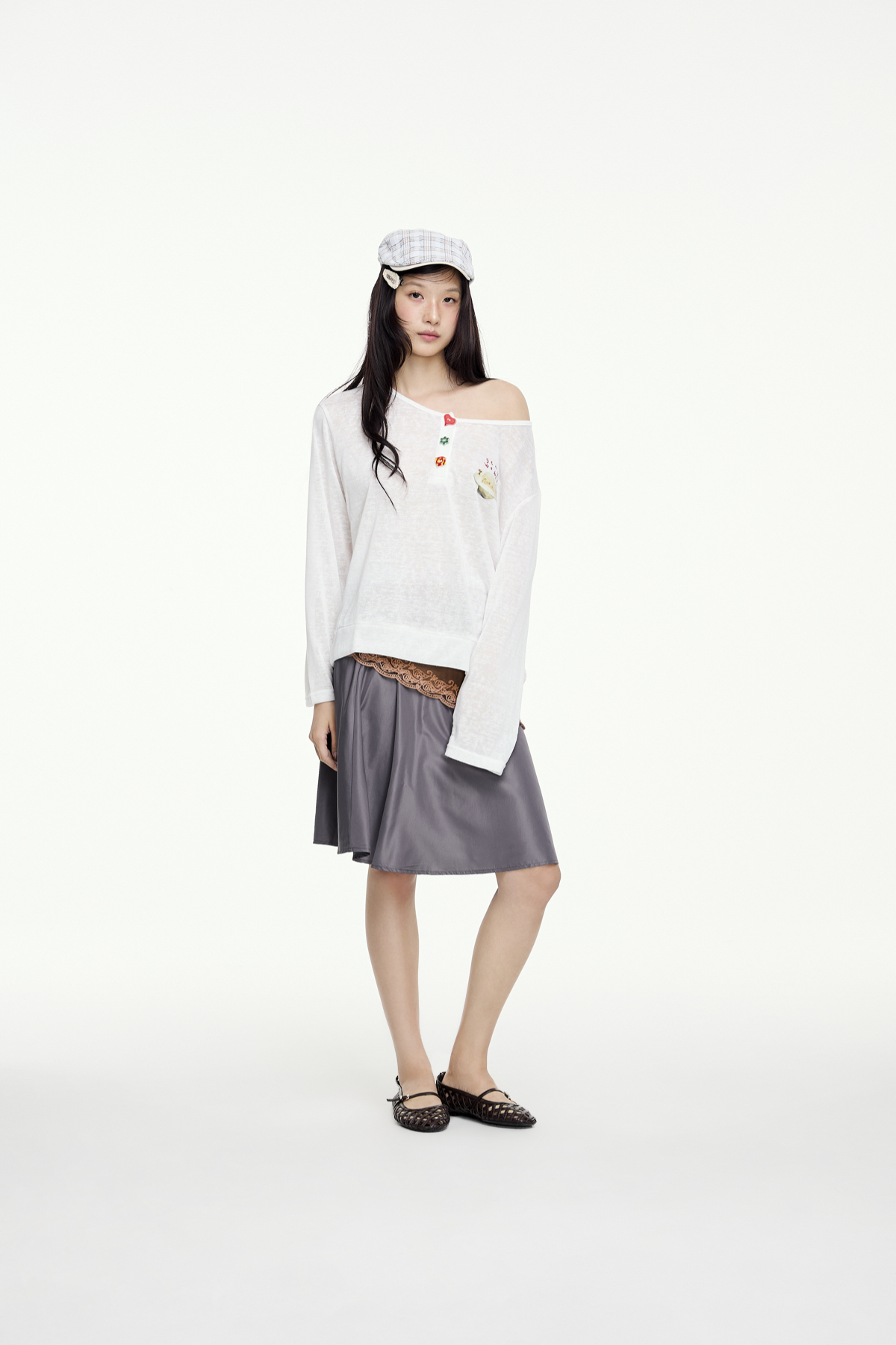 Clay Of Her Long Sleeve Top - GW26877