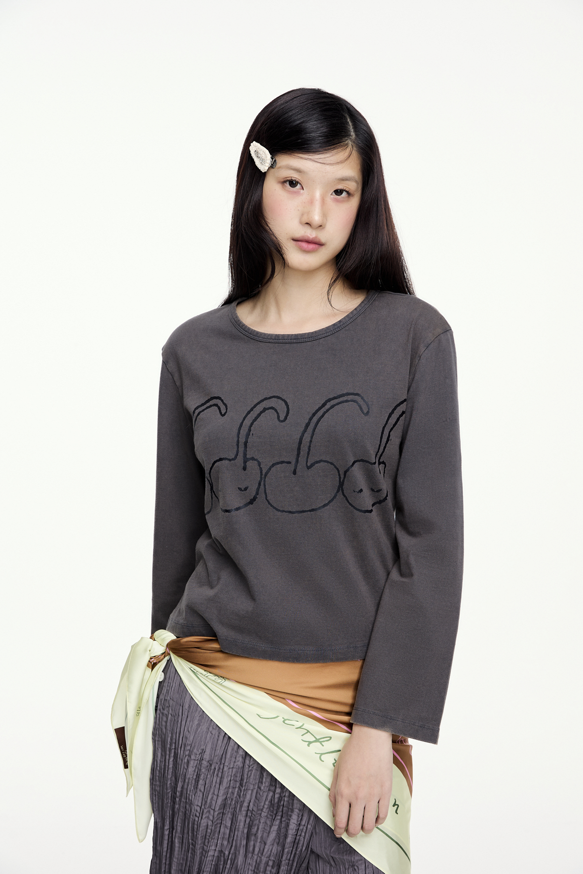 Abstract Her Long Sleeve Top - GW26876