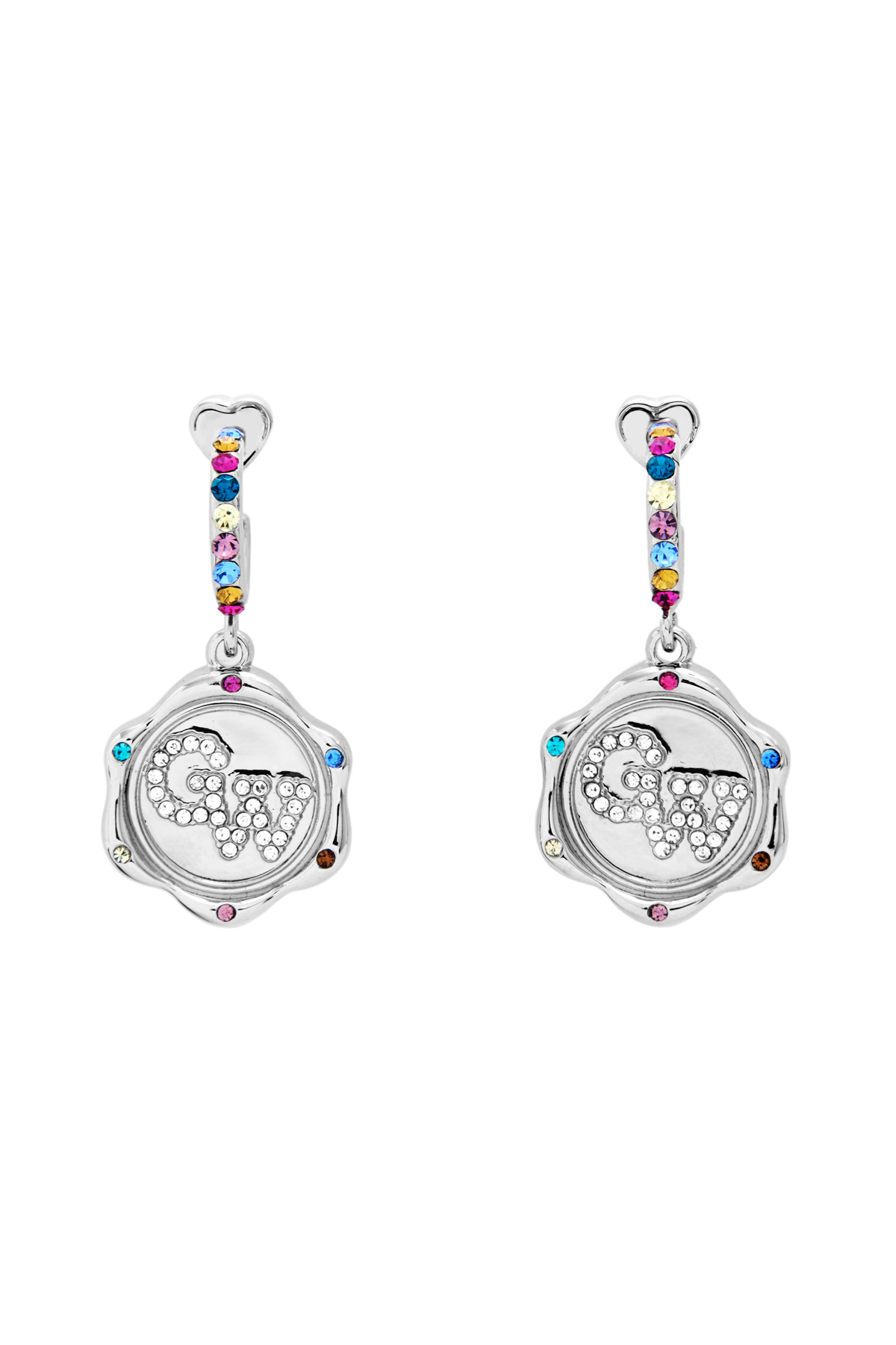 Heirloom Stamp Earrings : Silver - GW25477