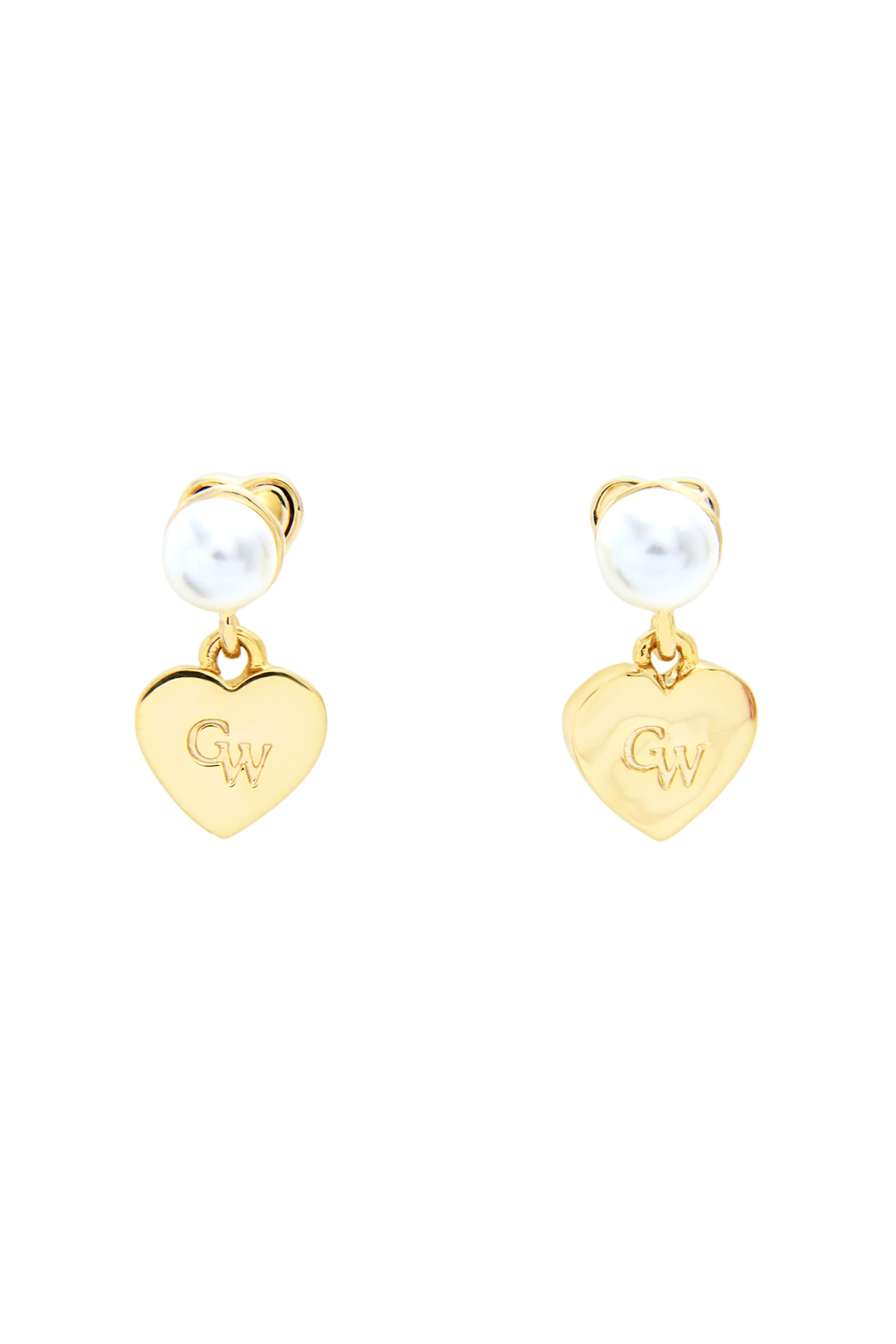Lustre Heart Earrings - GW25513
