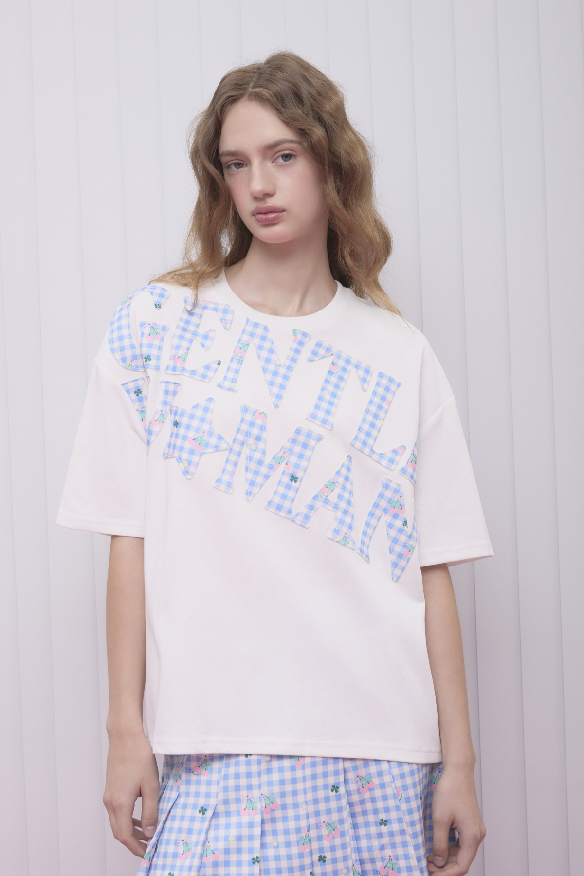 Scrapbook Oversized Tee : White - GW27058