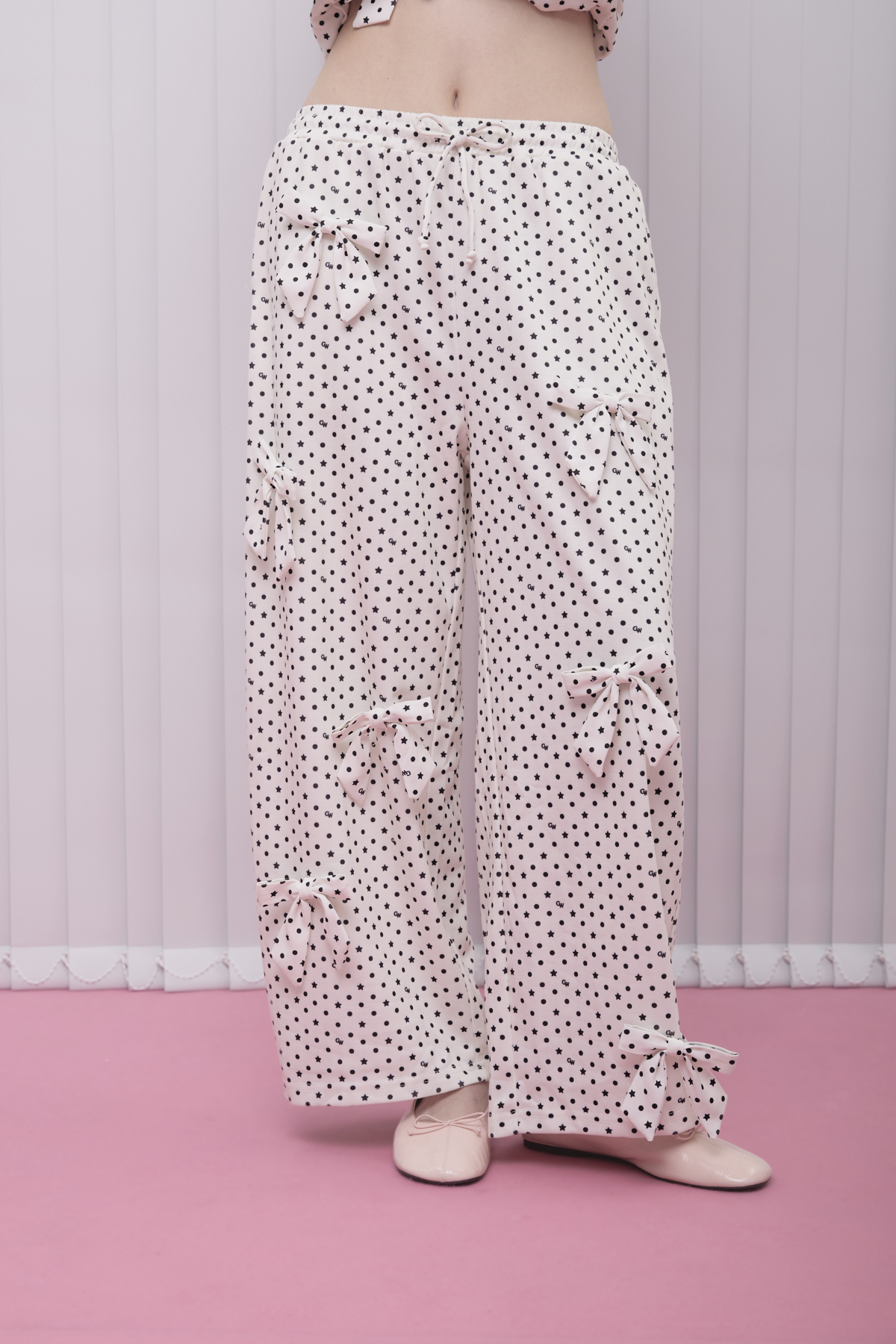 Dotty Bow Sweatpants - GW27051