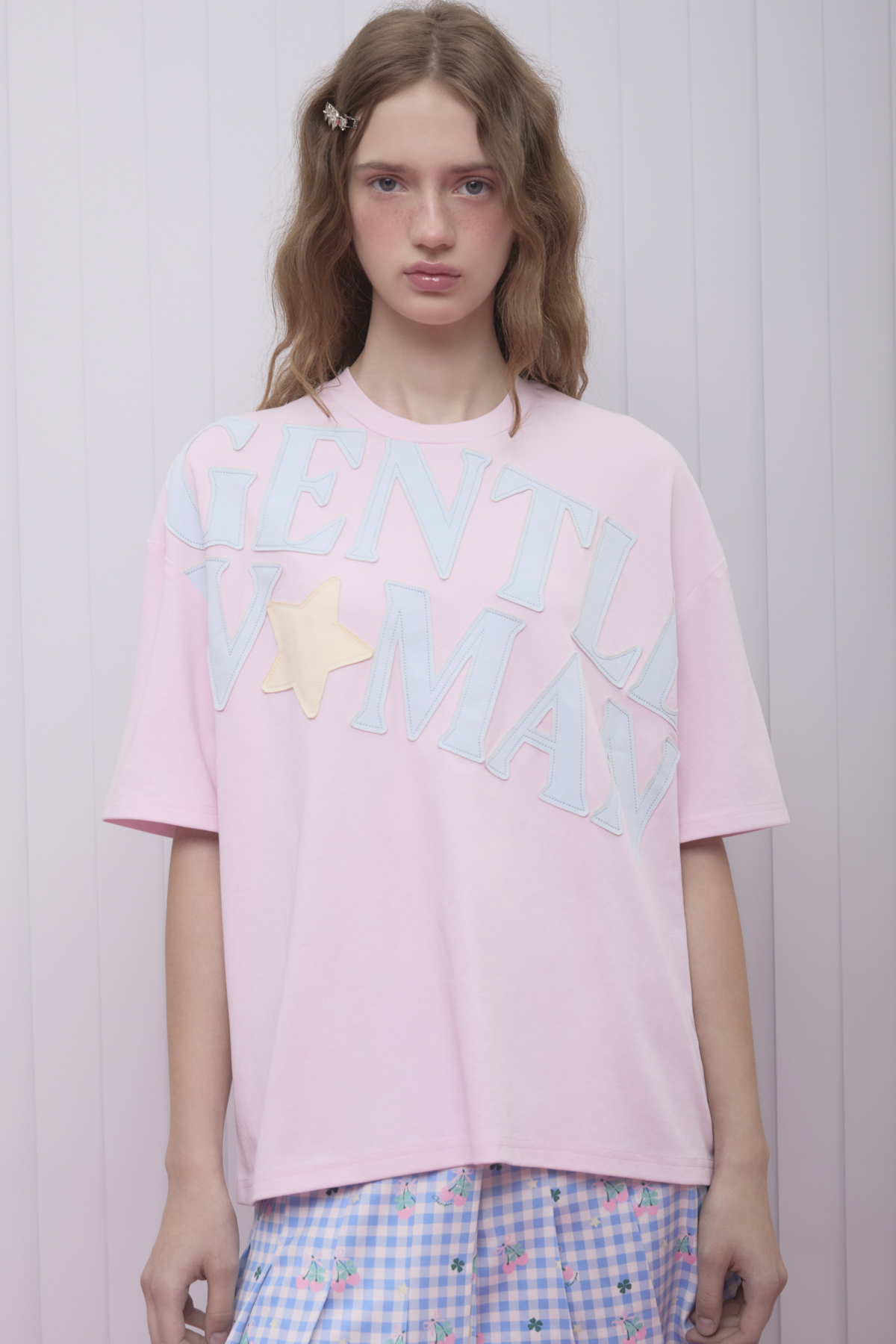 Scrapbook Oversized Tee : Pink - GW27056