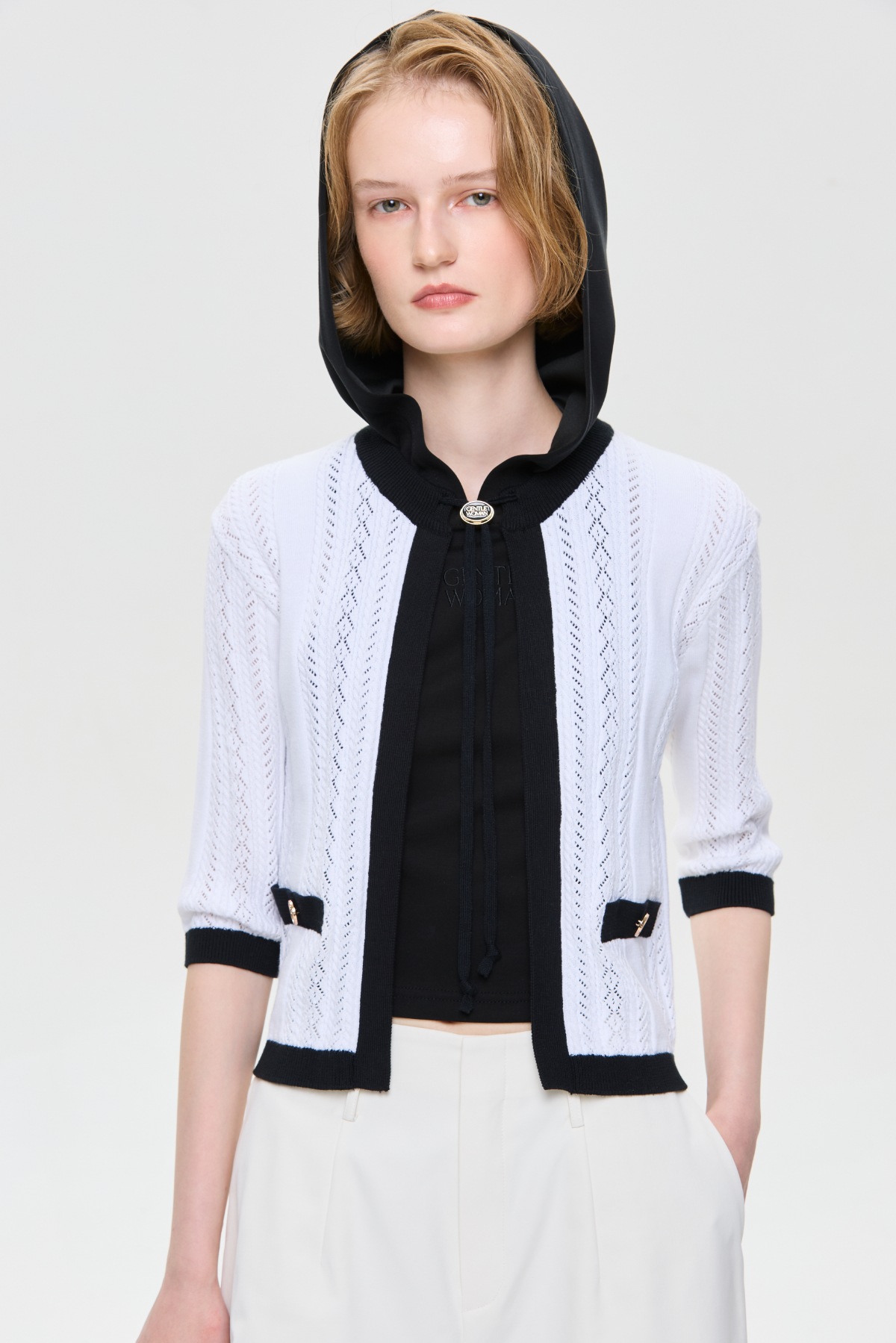 Morning Mist Bow Tie Top - GW27320