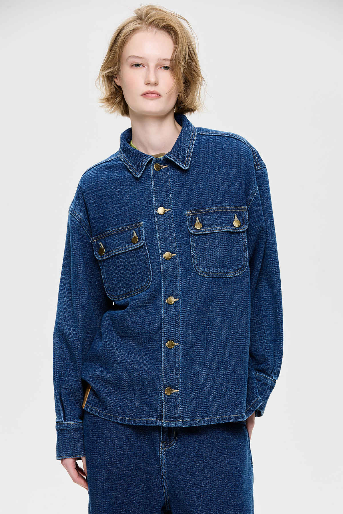 Echo Ripple Denim Jacket - GW27319