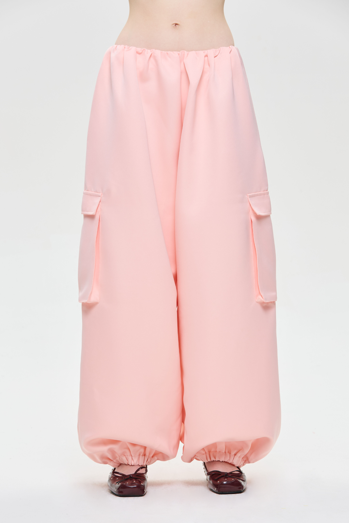Heather Peach Cargo Trousers - GW27310