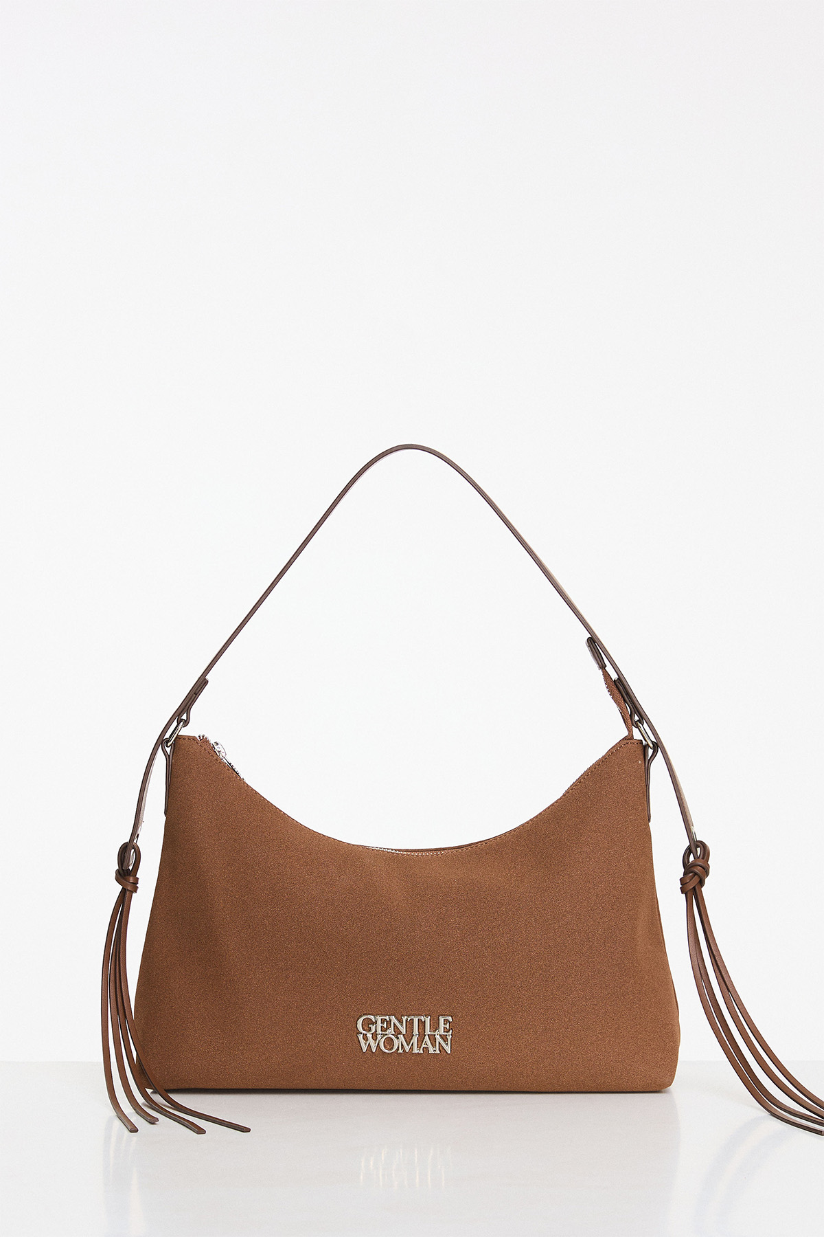 ZEPHYR SHOULDER BAG: DARK BROWN - GW27480