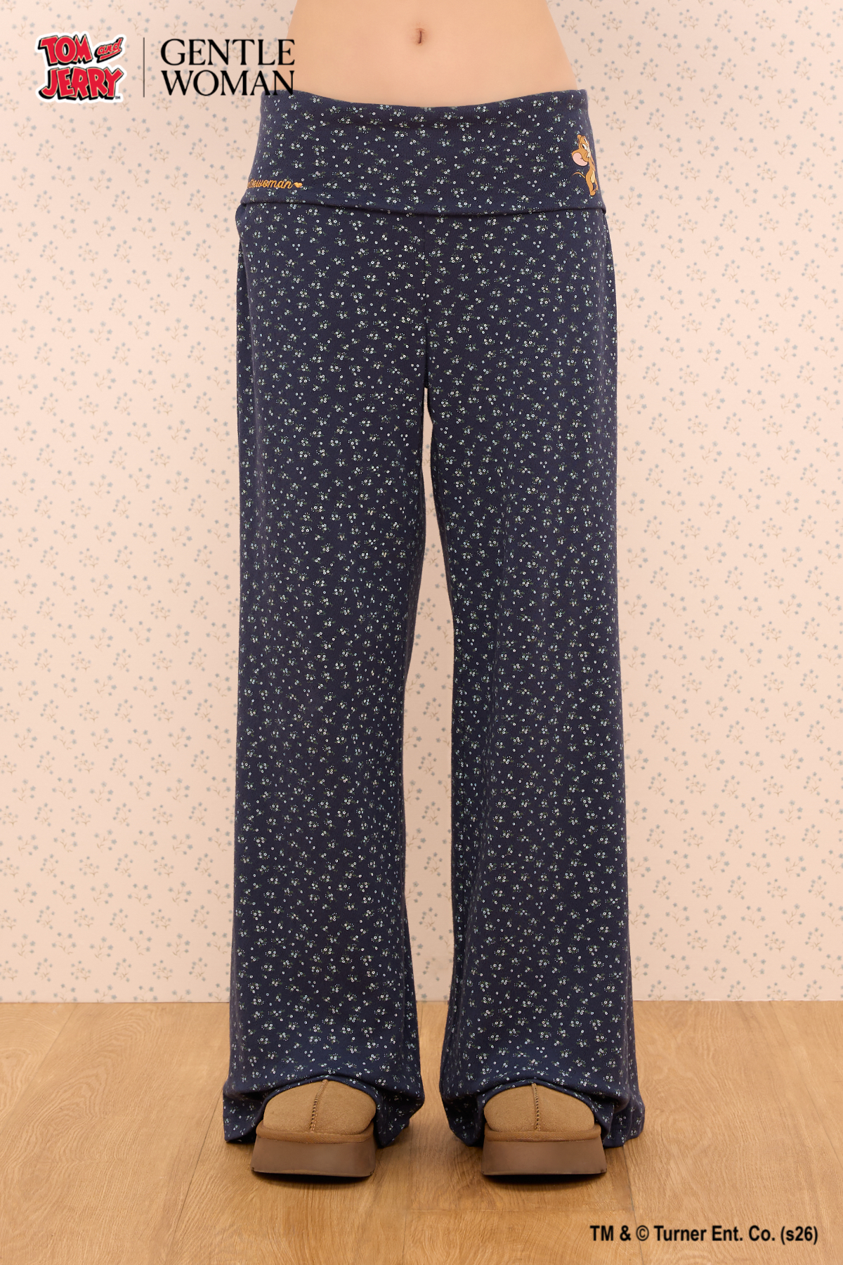 Tom and Jerry Night Floral Trousers - GW26722