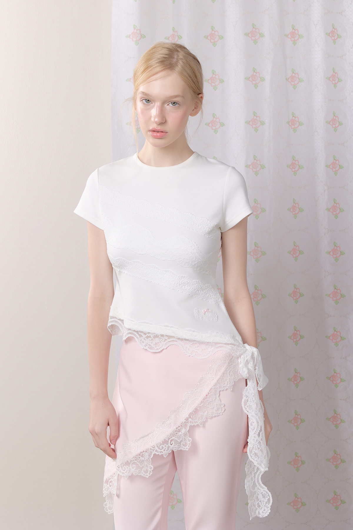 Petal Lace Baby Tee - GW27436