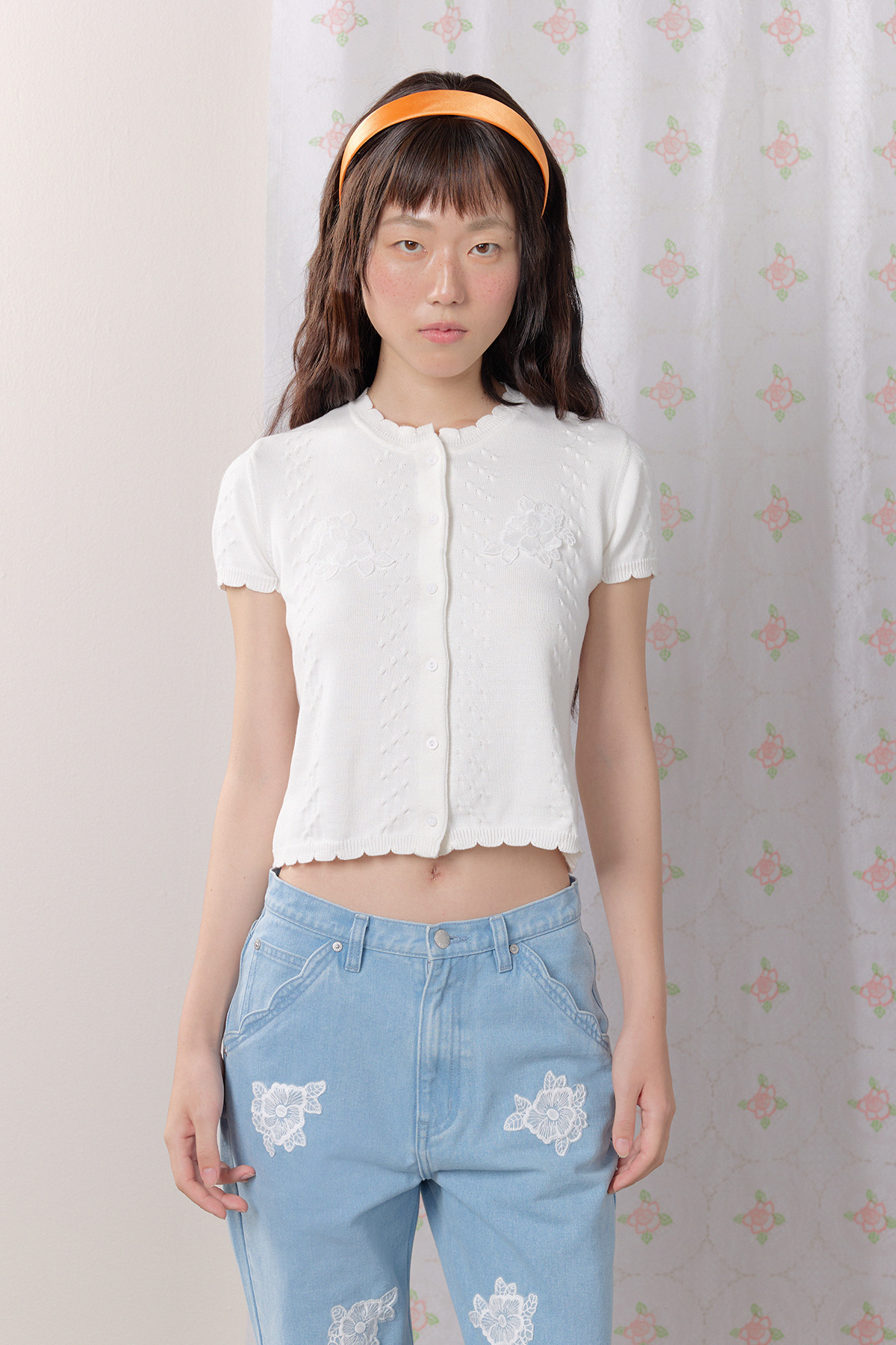 Whisper Bloom Knit Top - GW27401