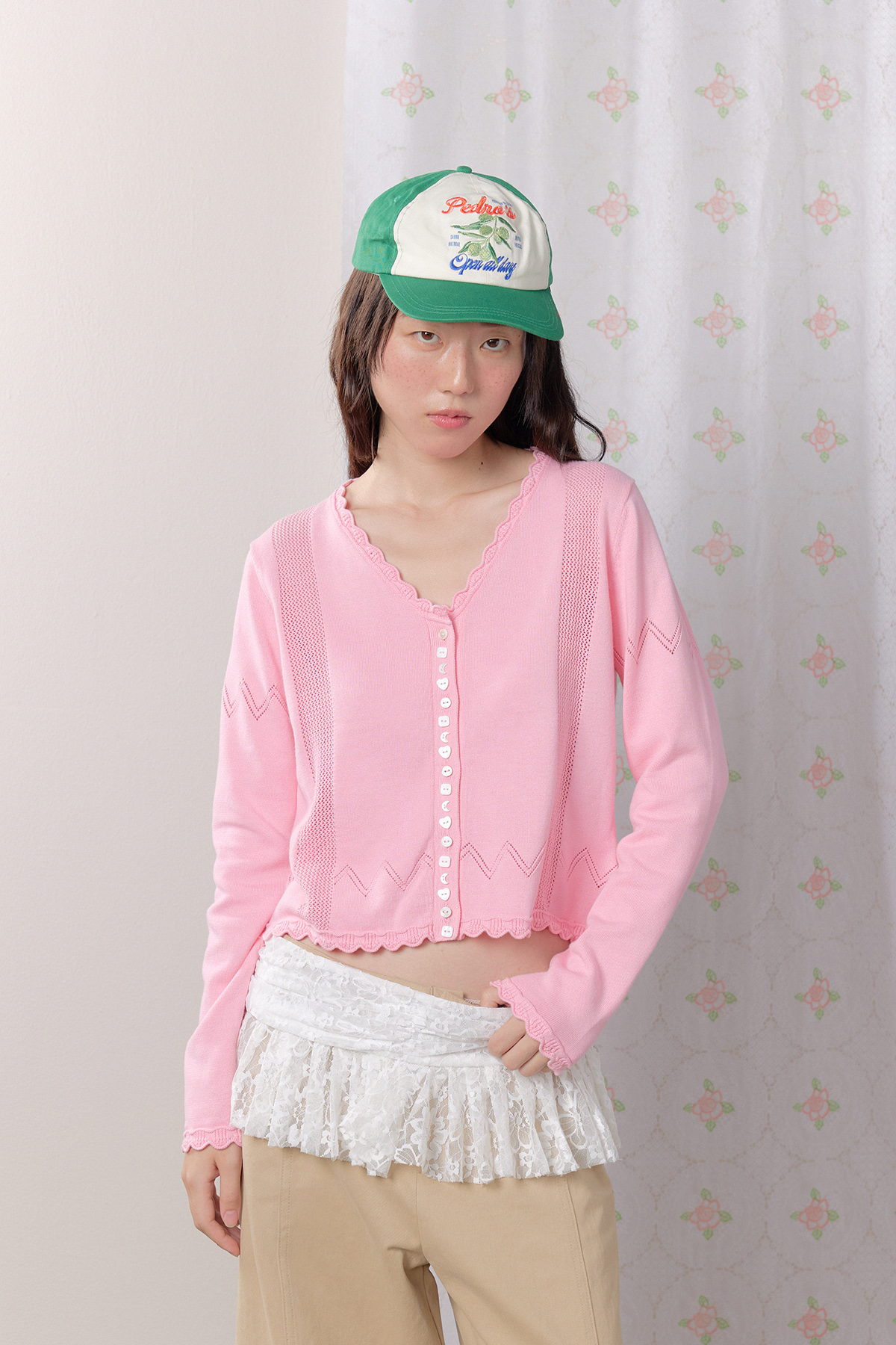 Petaline Button Knit Cardigan - GW27402