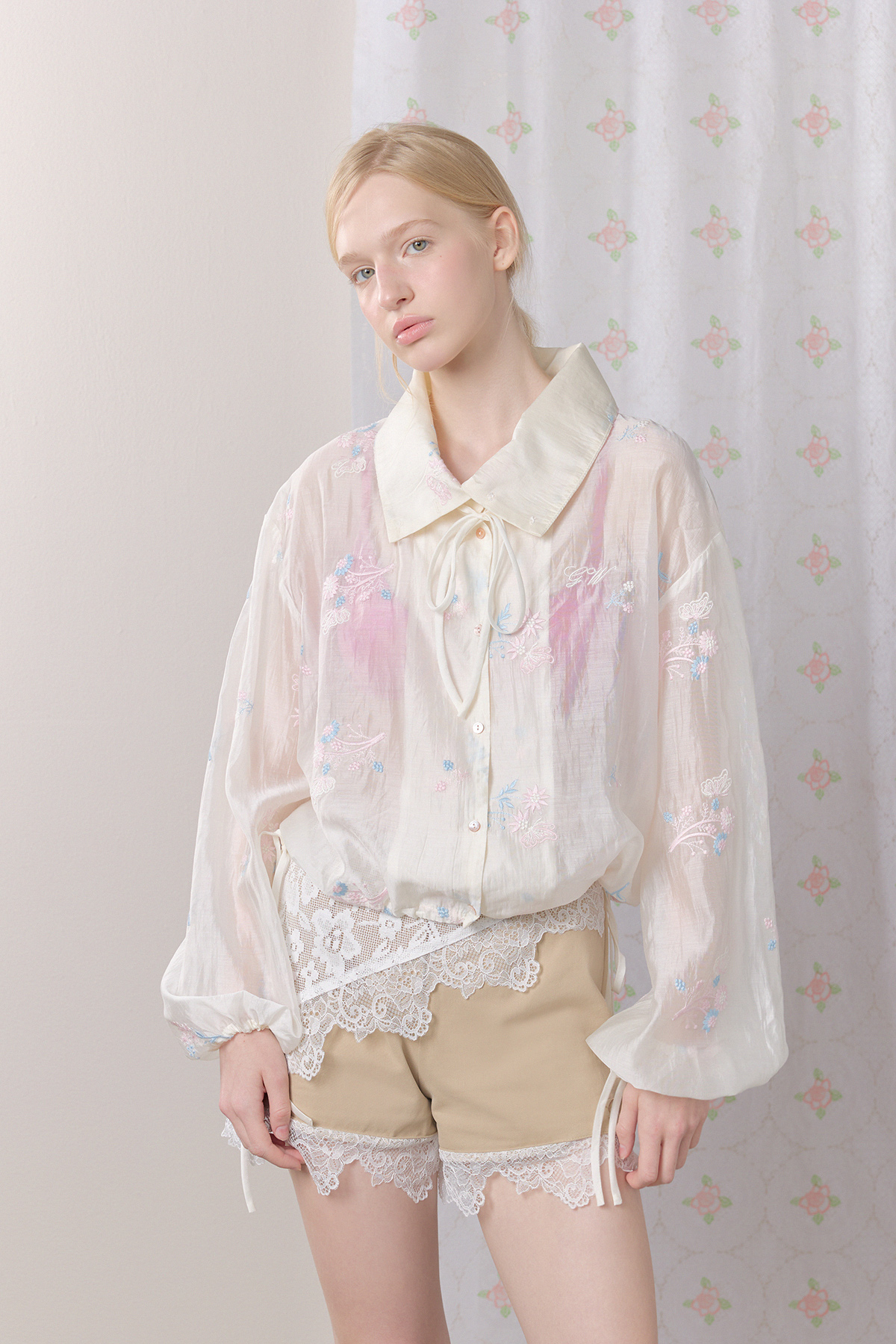 Petaline Embroidered Jacket - GW27426