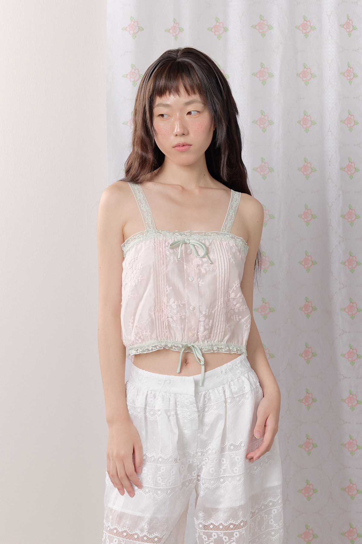 Floral Ribbon Camisole - GW27422