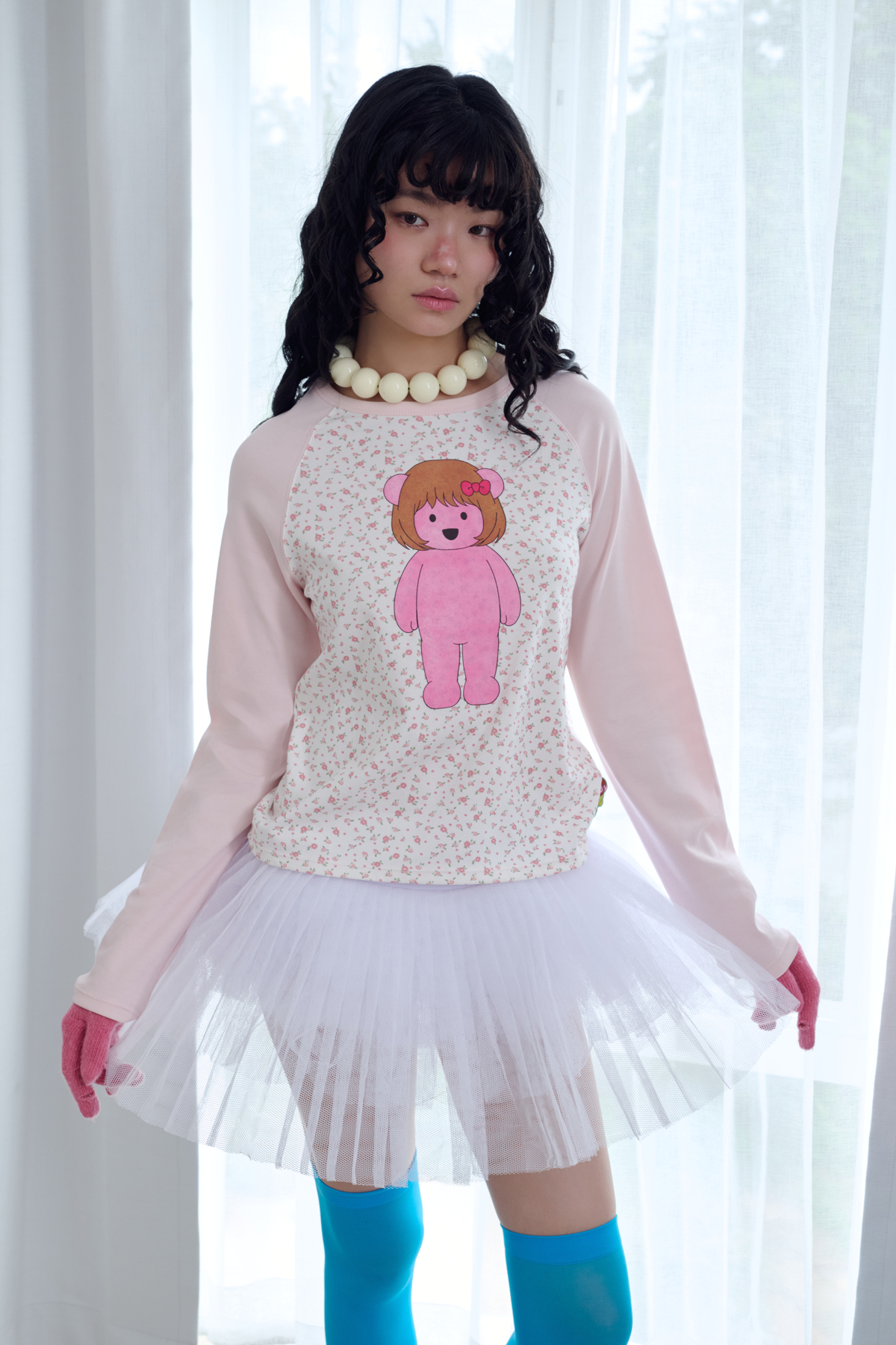 GIGI Floral Raglan Tee - GW28521