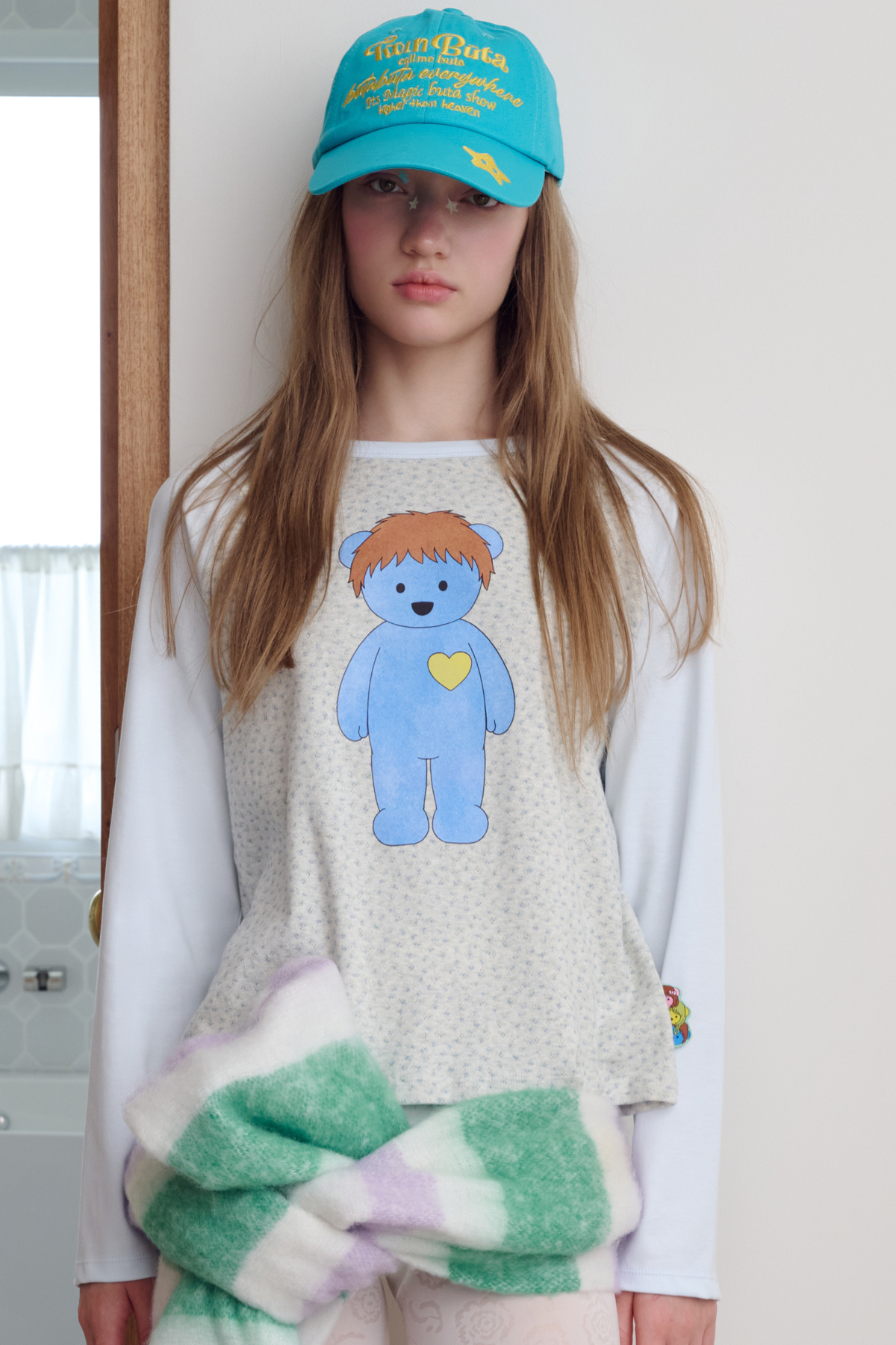 TOMO Floral Raglan Tee - GW28523