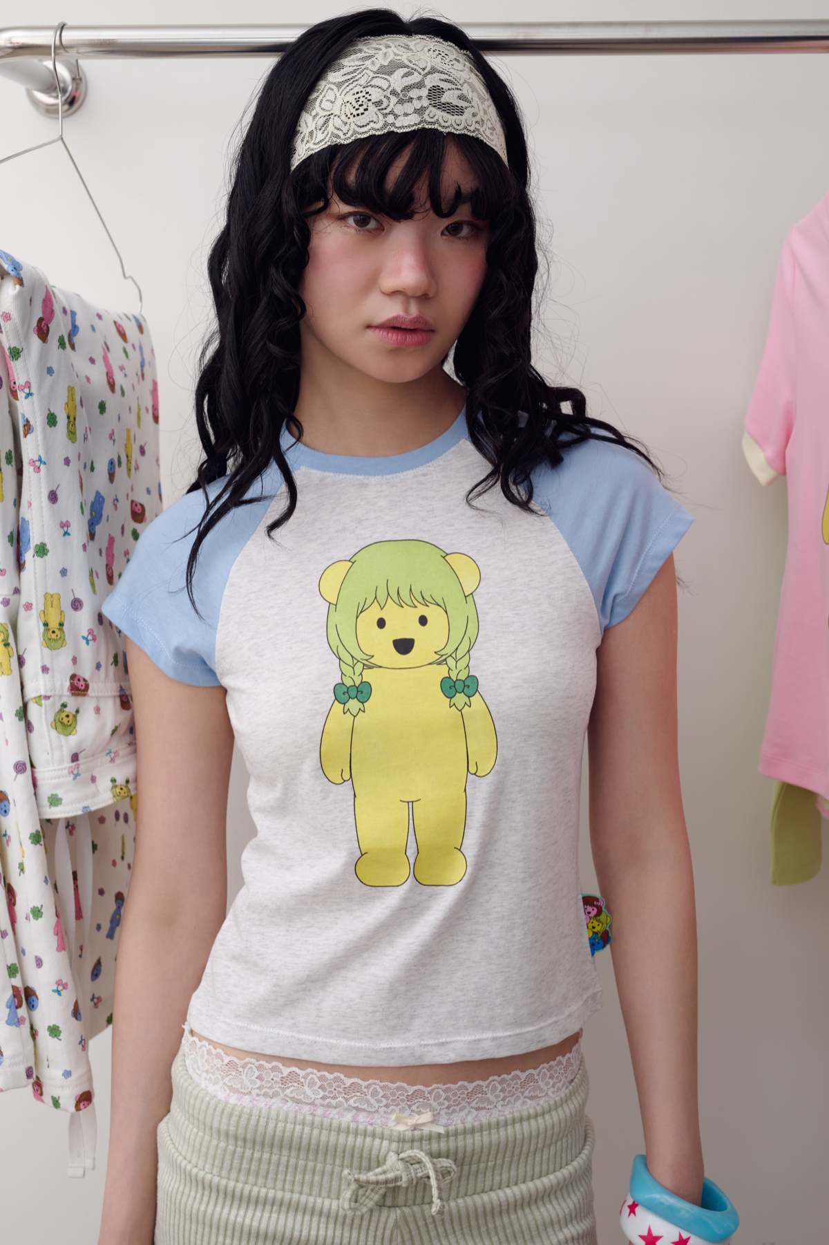 RIRI Whimsy Raglan Tee - GW28516