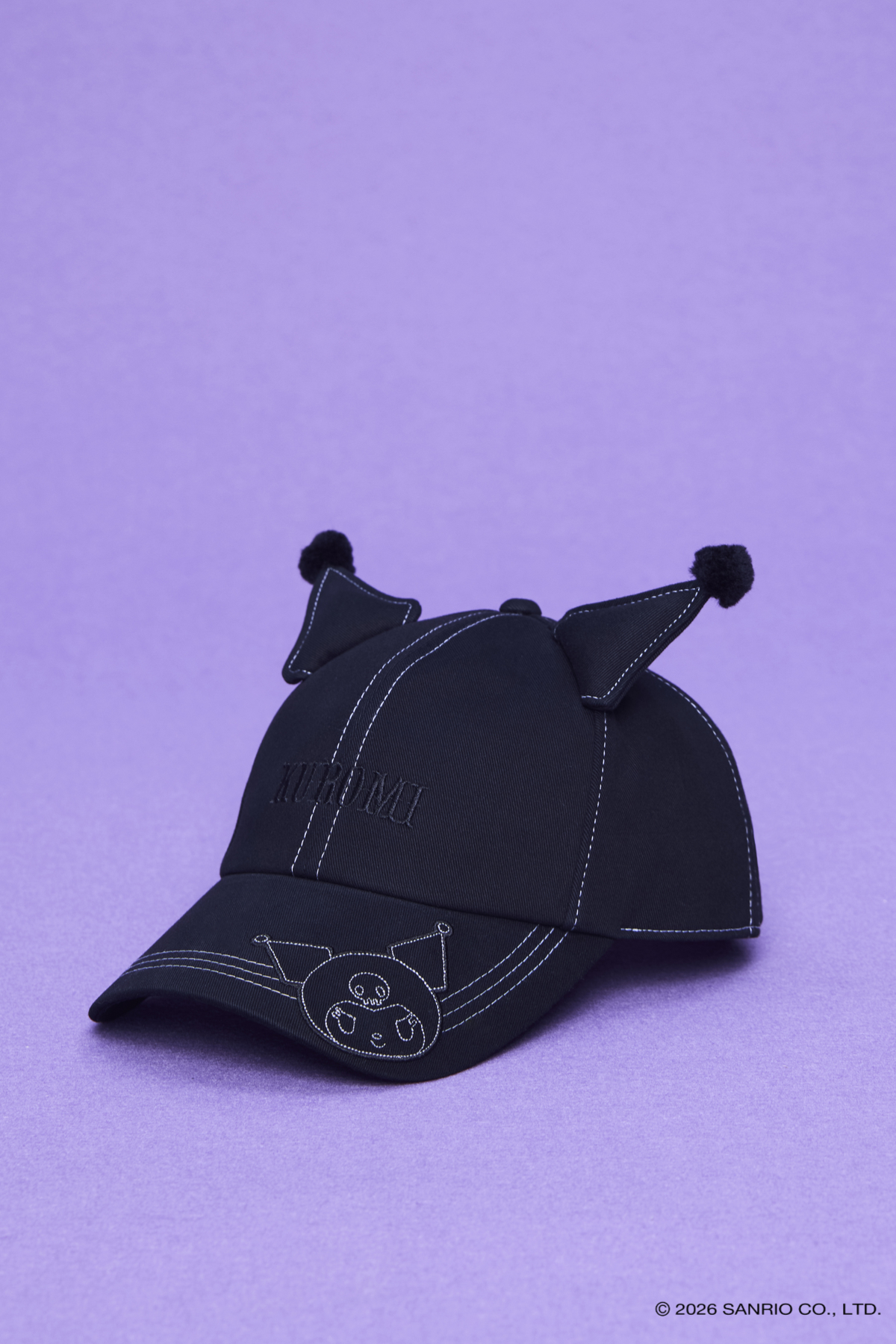 KUROMI NIGHTMARE PATCHWORK CAP - GW27351