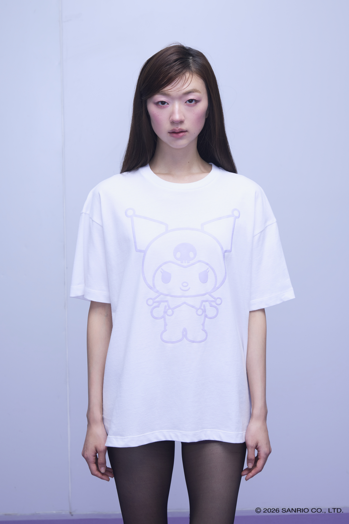 KUROMI HAPPY CHAOS OVERSIZED T-SHIRT - GW27472