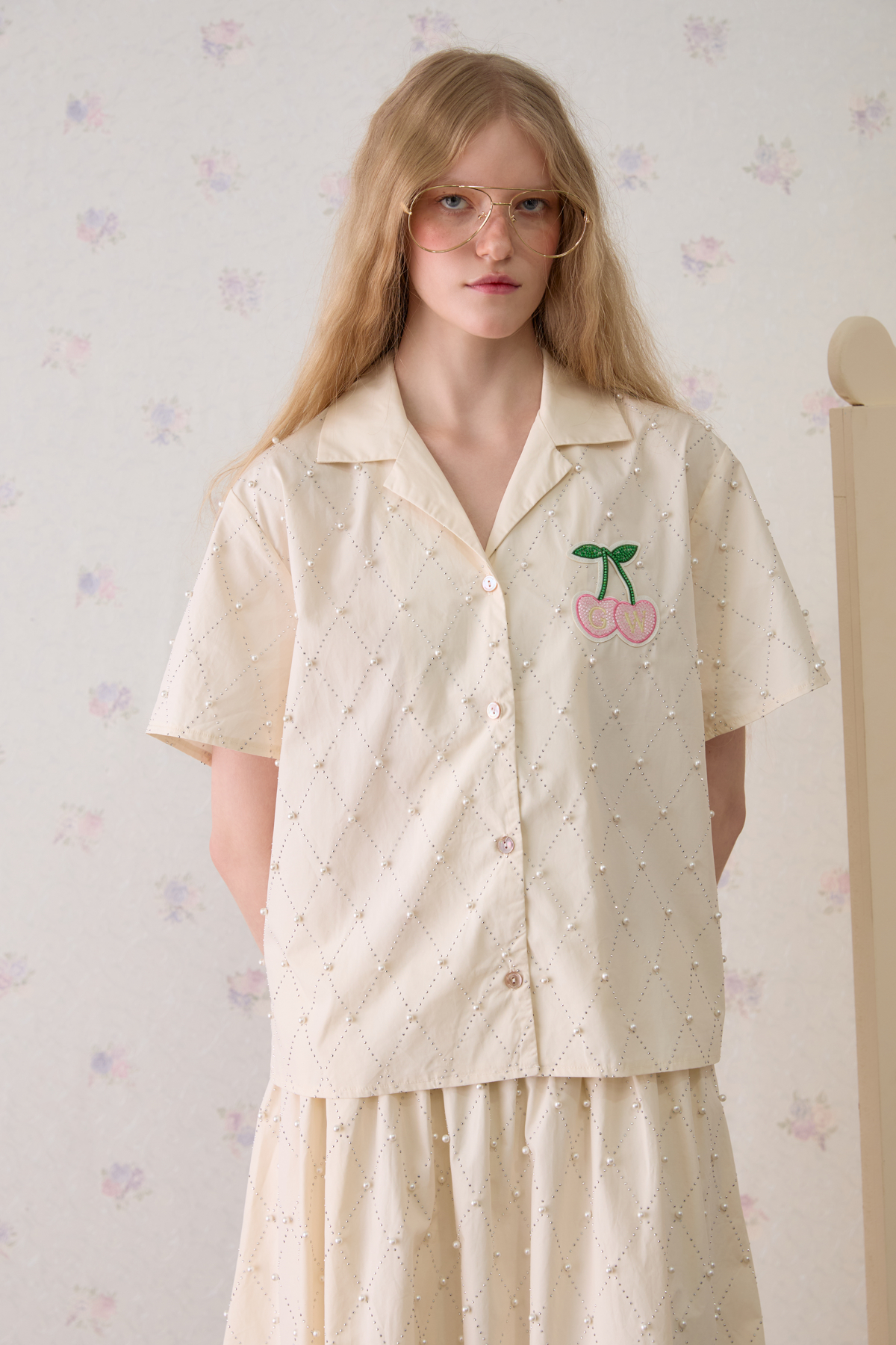 Pearl Embellished Shirt - GW27770