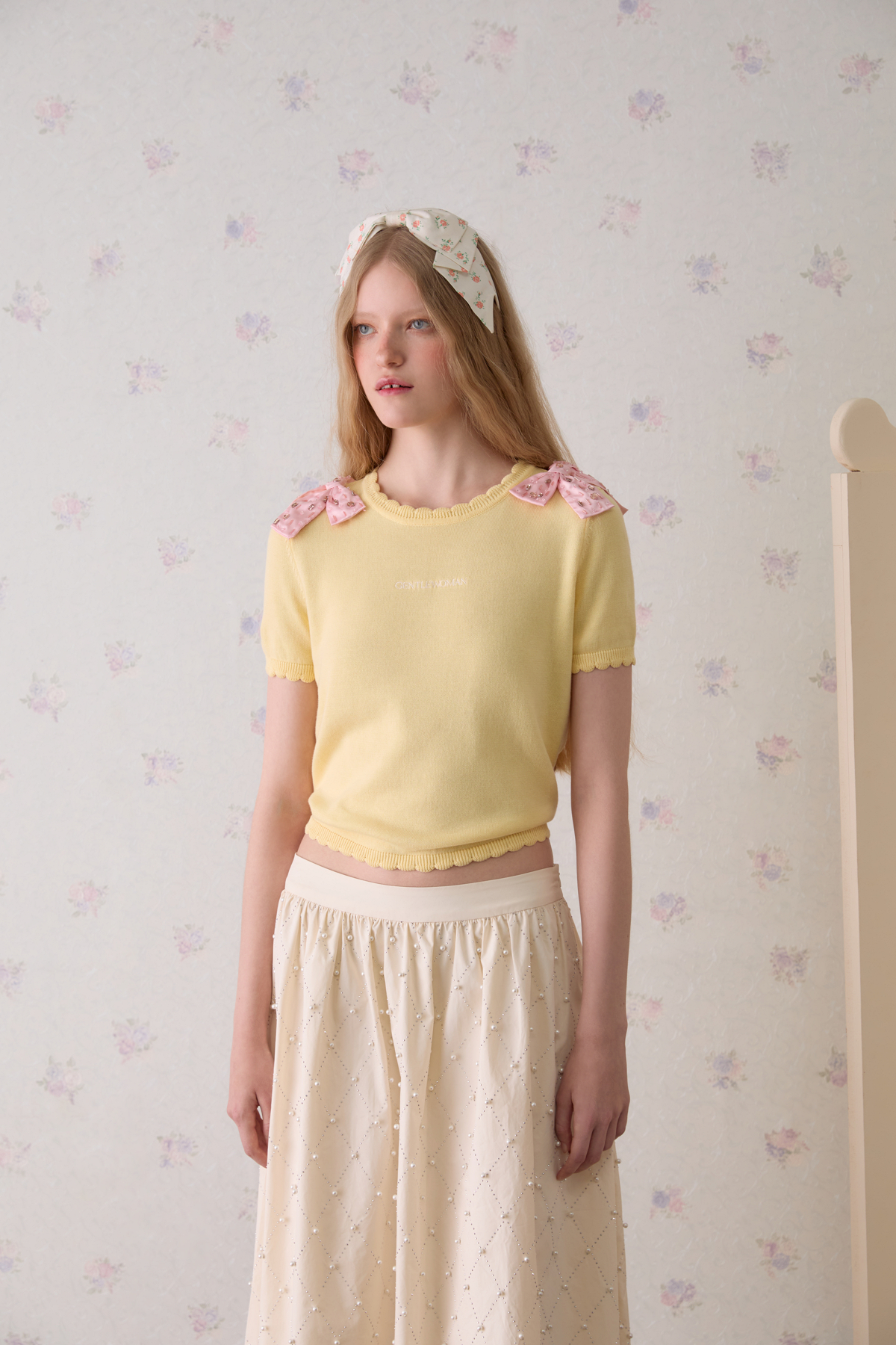 Petit Bow Knit Top - GW27753