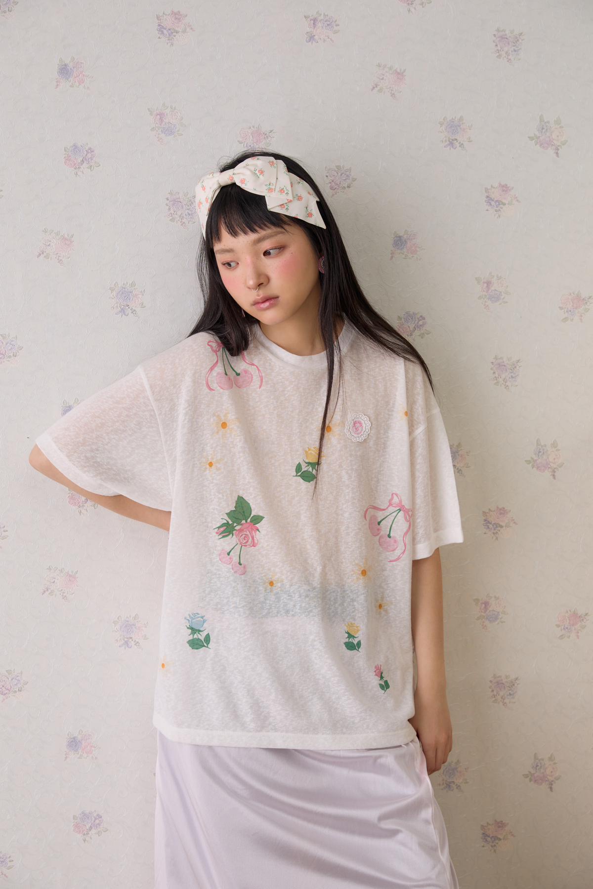 Royale Garden Sheer T-Shirt - GW27794