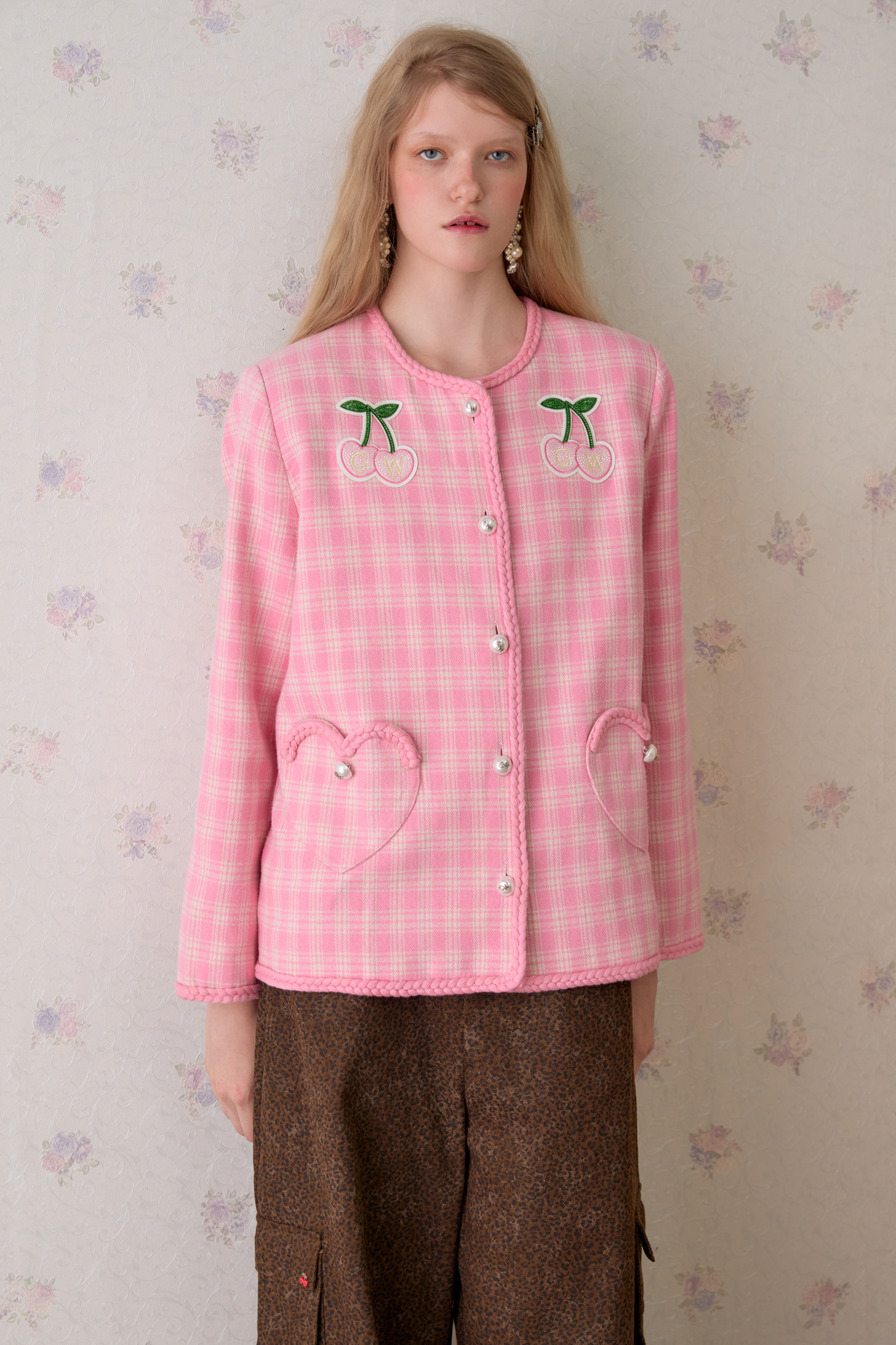 Coeur Club Plaid Blazer - GW27767