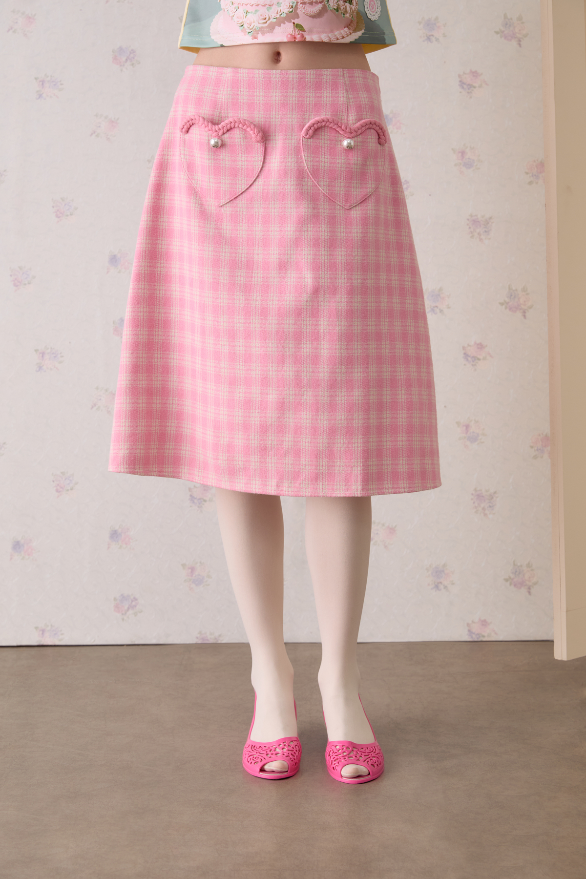 Coeur Club Plaid Skirt - GW27761