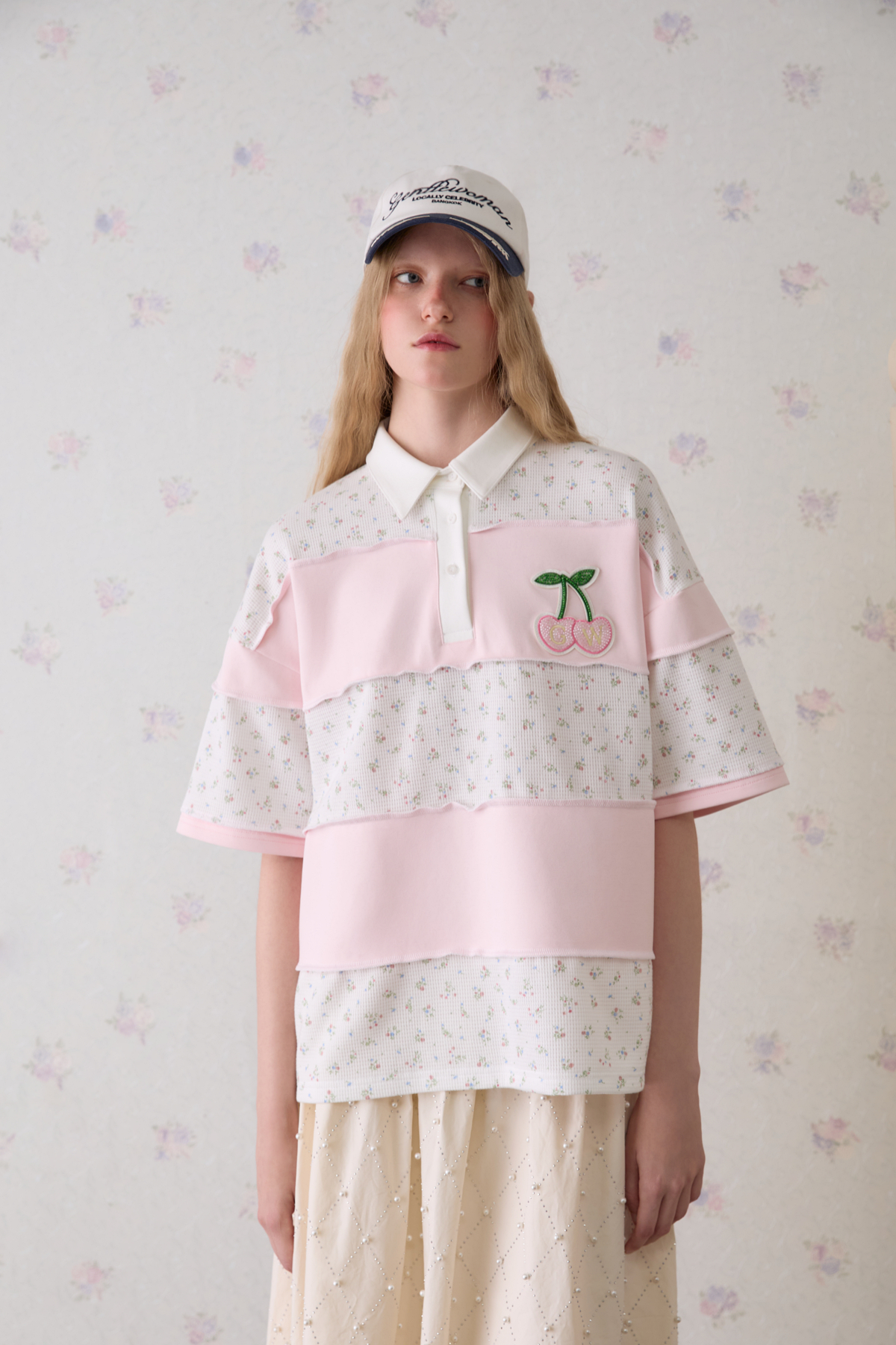 Cerise Club Polo Top - GW27790