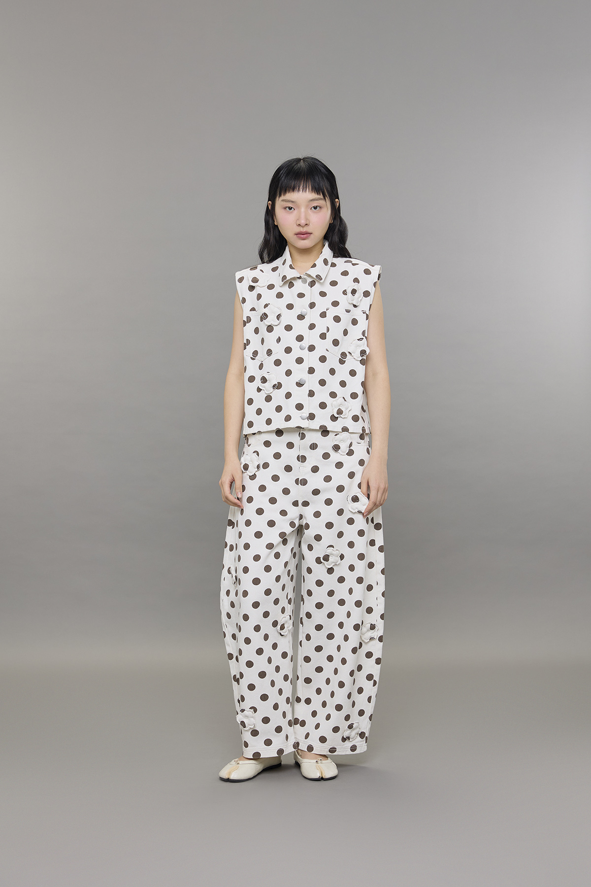 Polka Bloom Trousers - GW27517