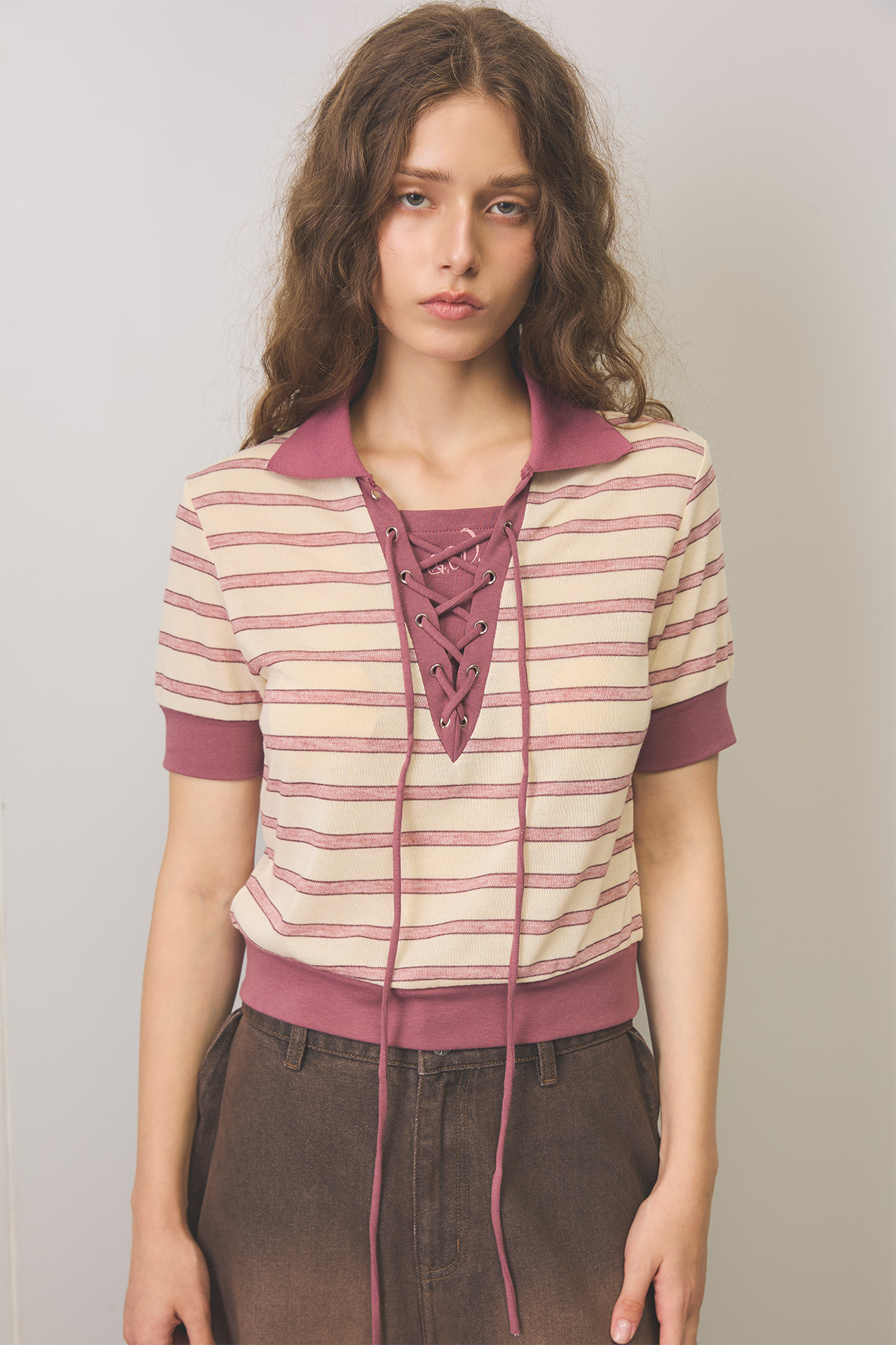 Mimosa Stripe Top - GW27897