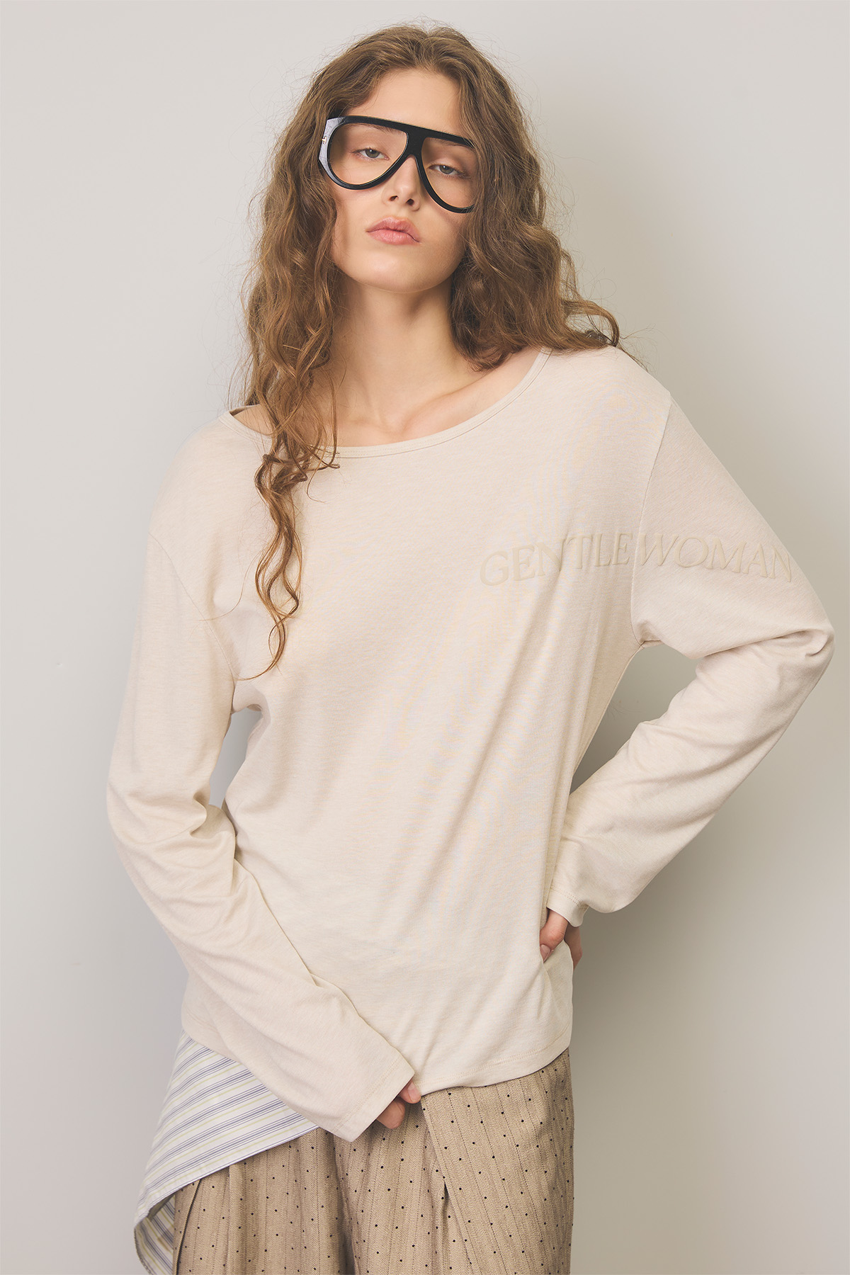 Louvre Long Sleeve Top - GW27903