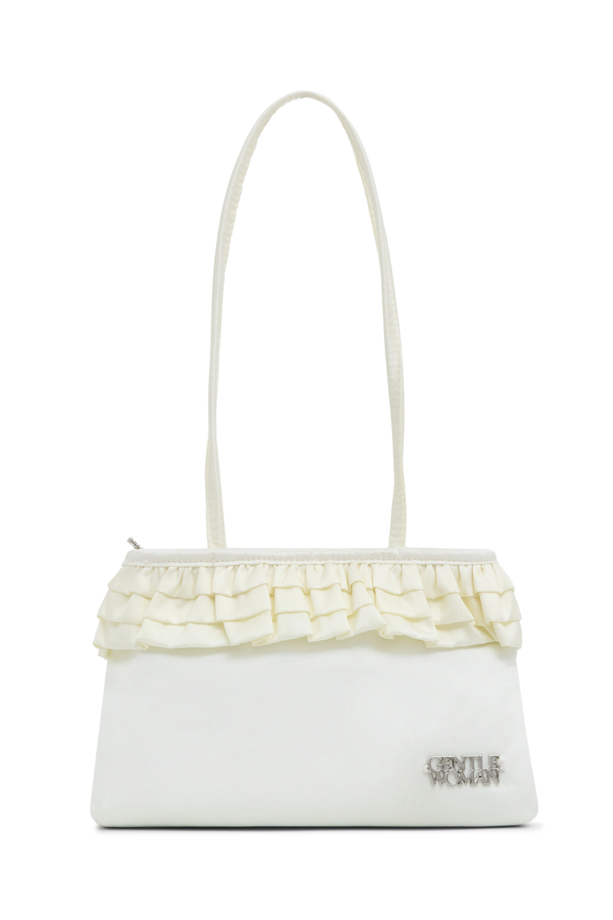 PETAL FRILL SHOULDER BAG: LIGHT YELLOW - GW26908.1