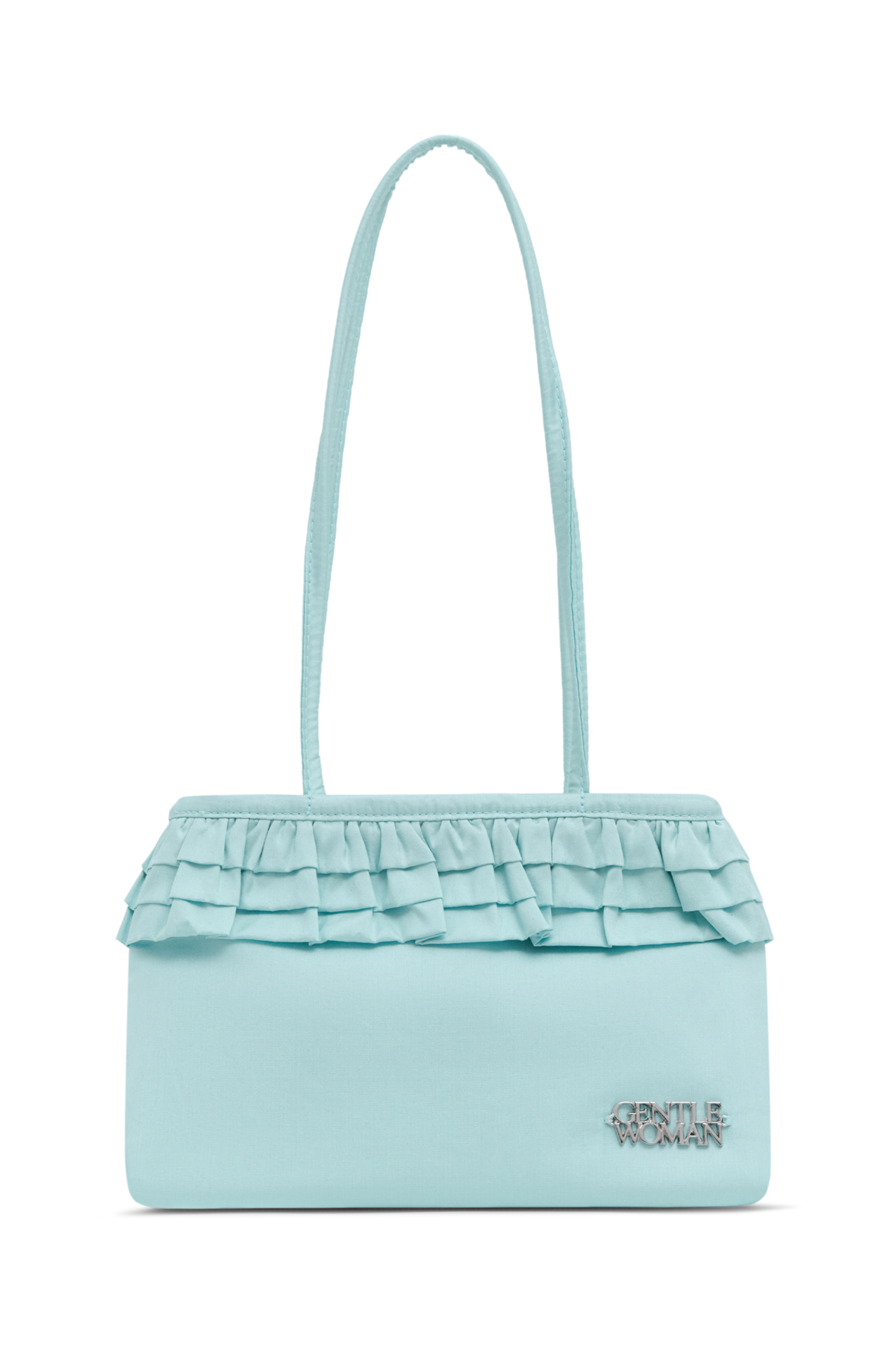 PETAL FRILL SHOULDER BAG: LIGHT BLUE - GW26908.2