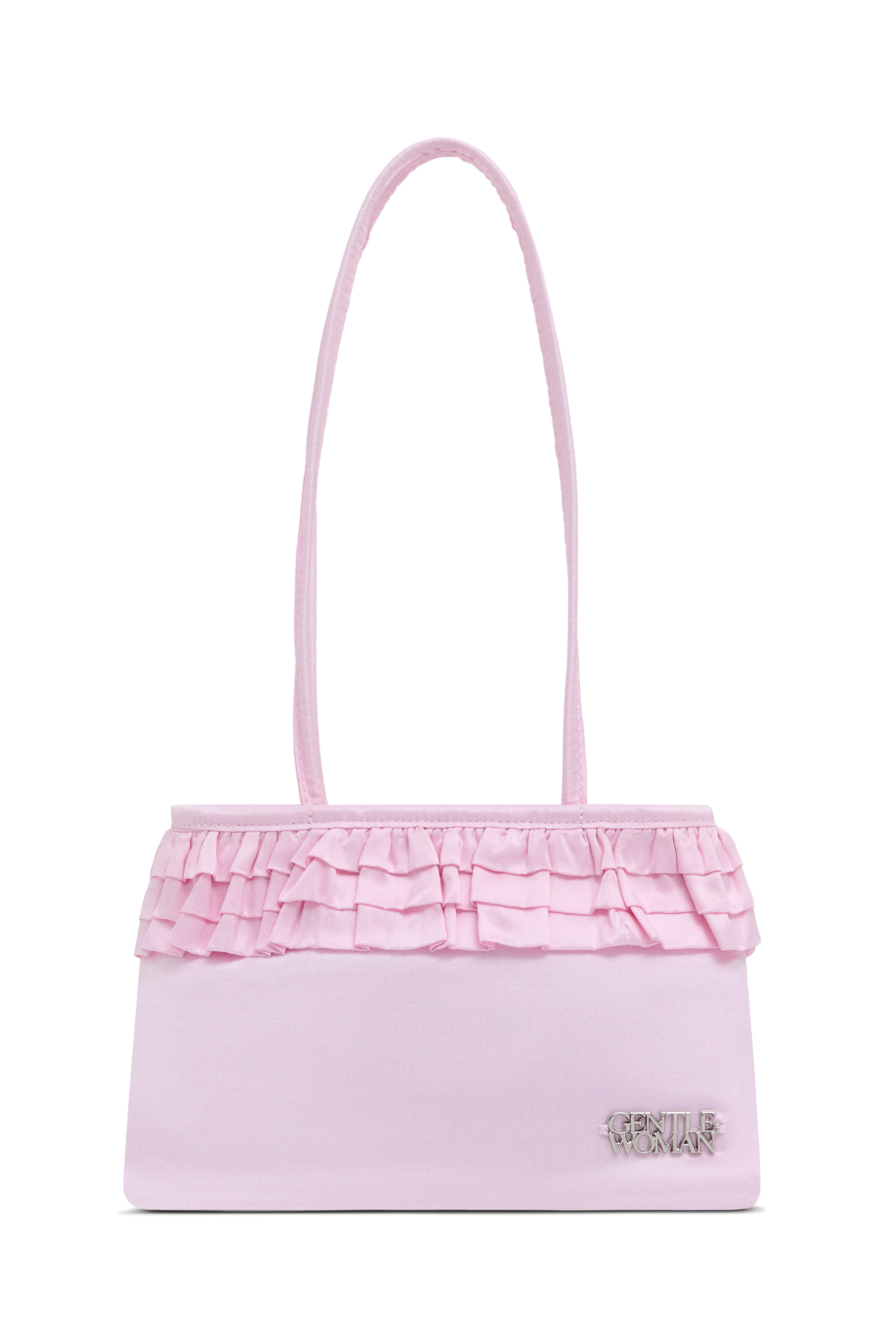 PETAL FRILL SHOULDER BAG: LIGHT PINK - GW26908.3