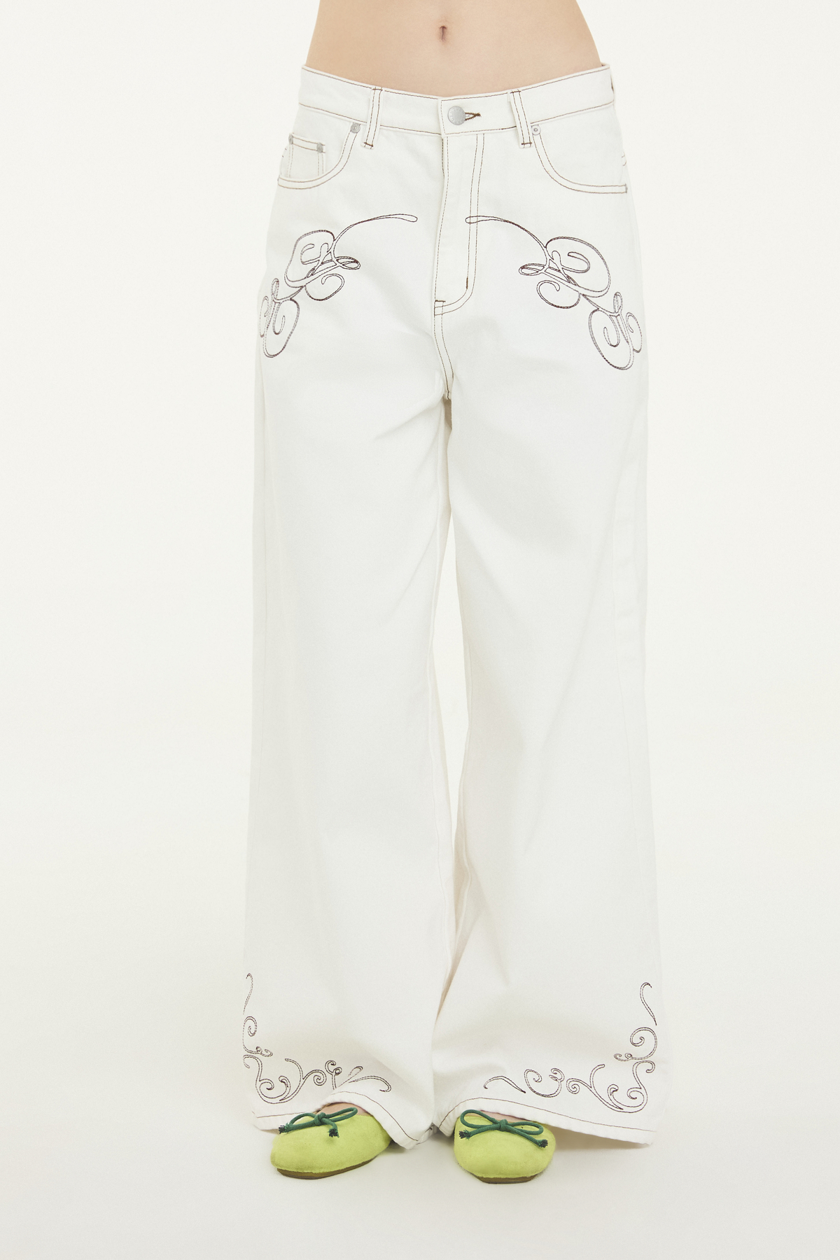 URBAN RELIC HIGH-WAISTED TROUSERS - GW28081
