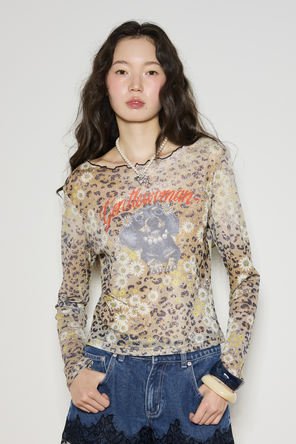 WILD DAISY BABY TEE - GW27168